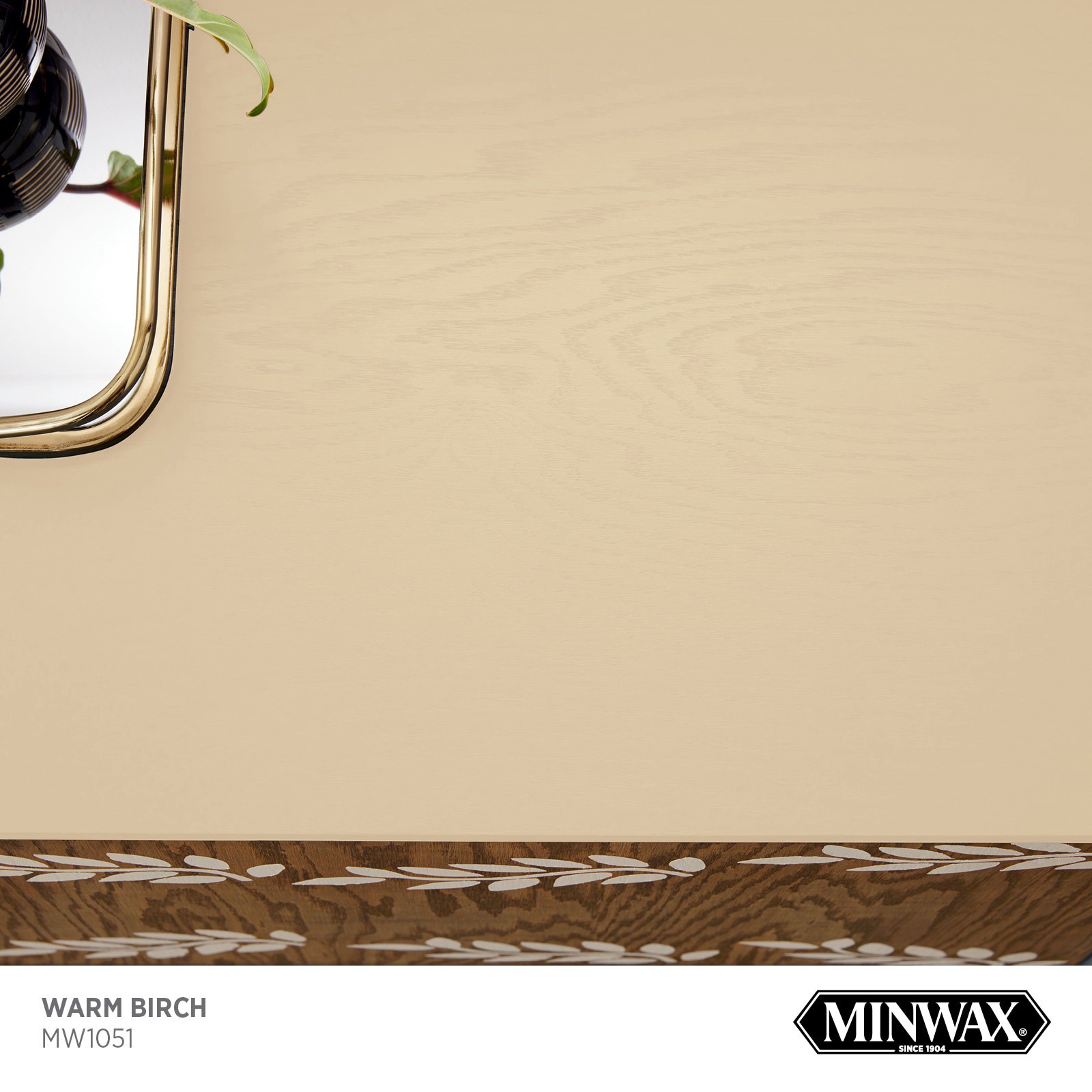 slide 2 of 6, Minwax Wood Finish Water-based Warm Birch MW1051 Solid Interior Stain ( 1-quart ), 1 ct