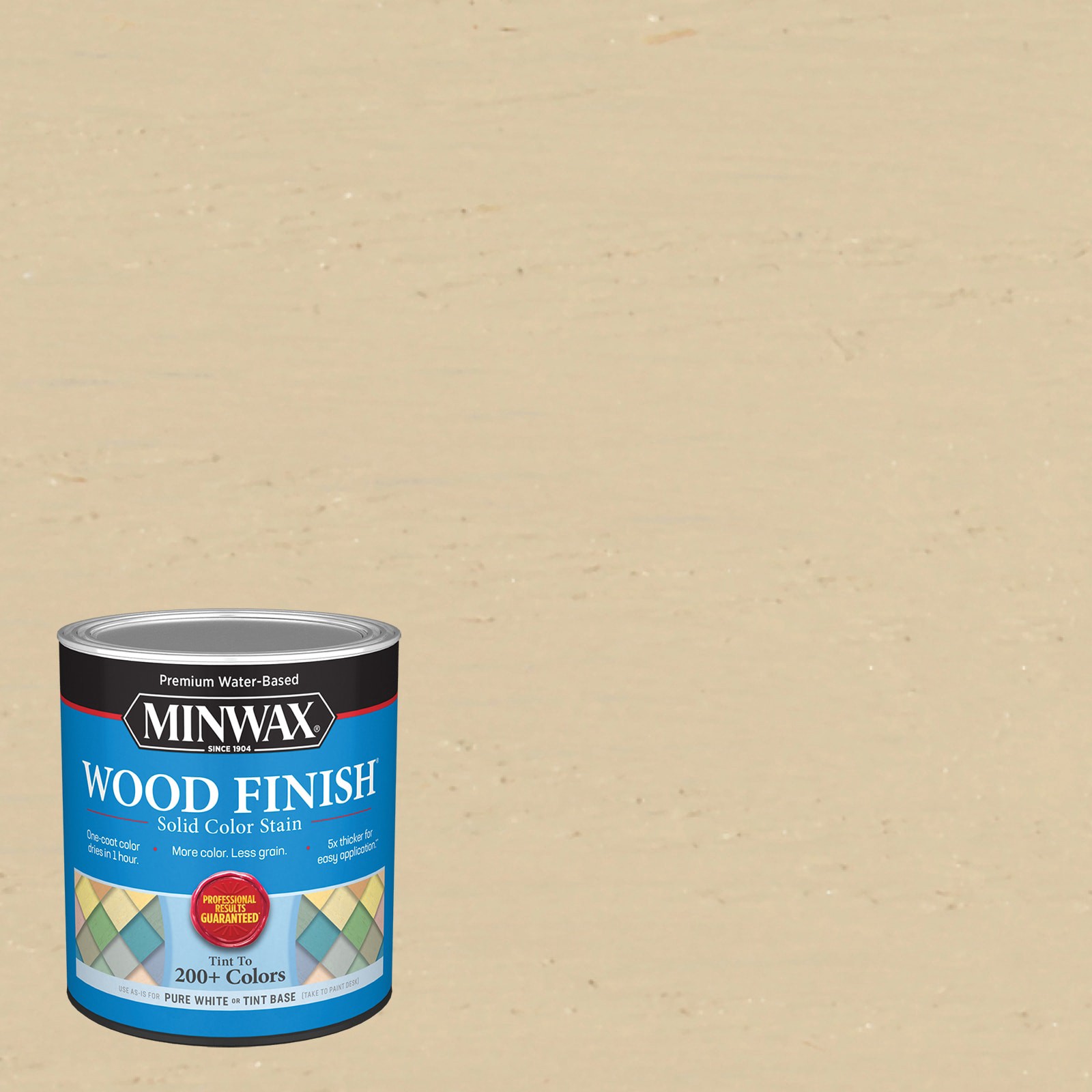 slide 1 of 6, Minwax Wood Finish Water-based Warm Birch MW1051 Solid Interior Stain ( 1-quart ), 1 ct