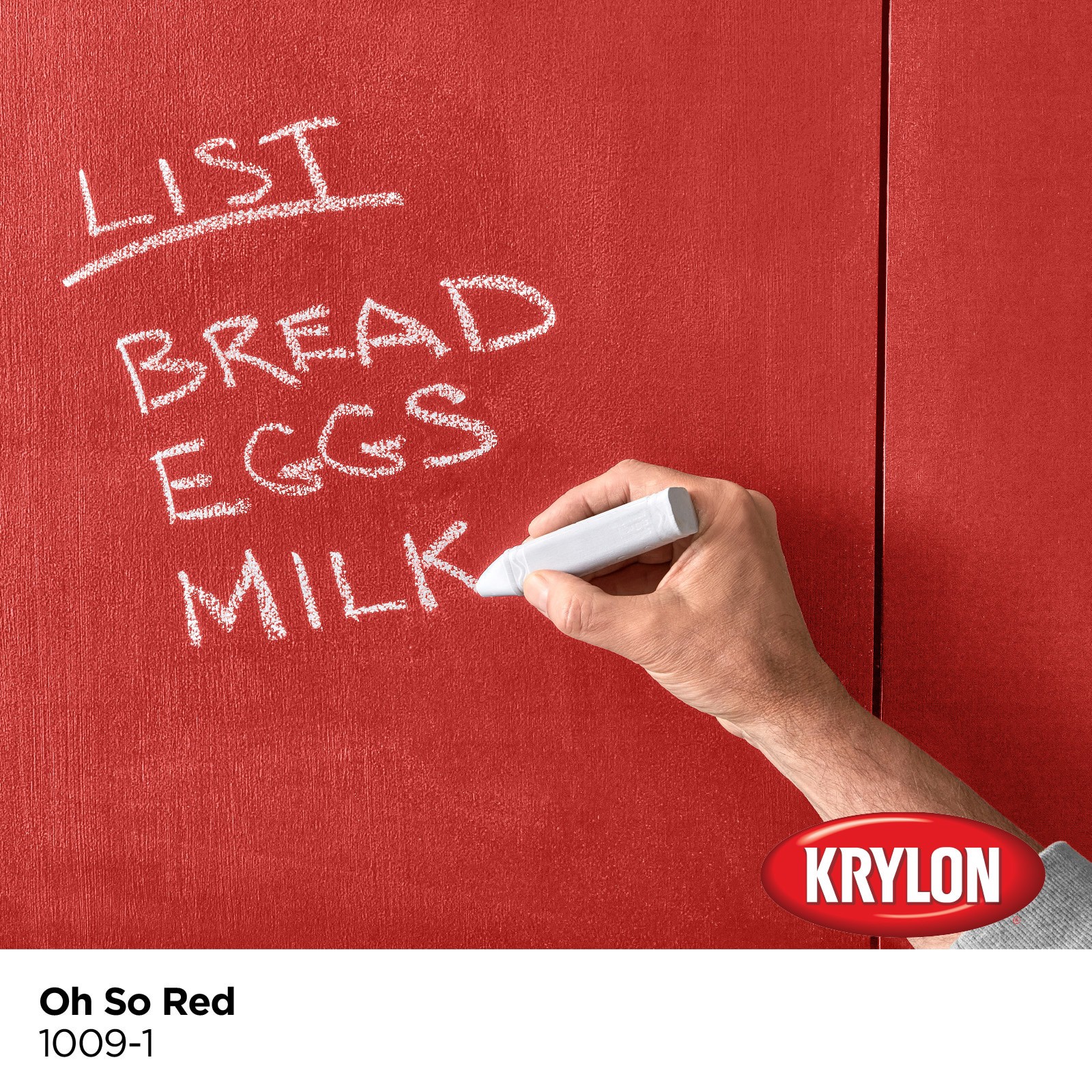 slide 3 of 6, Krylon Latex Oh So Red 1009-1 Chalkboard Paint (1-quart), 1 ct