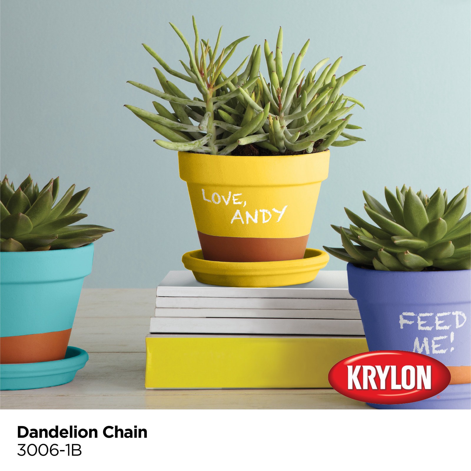 slide 2 of 6, Krylon Latex Dandelion Chain 3006-1B Chalkboard Paint (1-quart), 1 ct