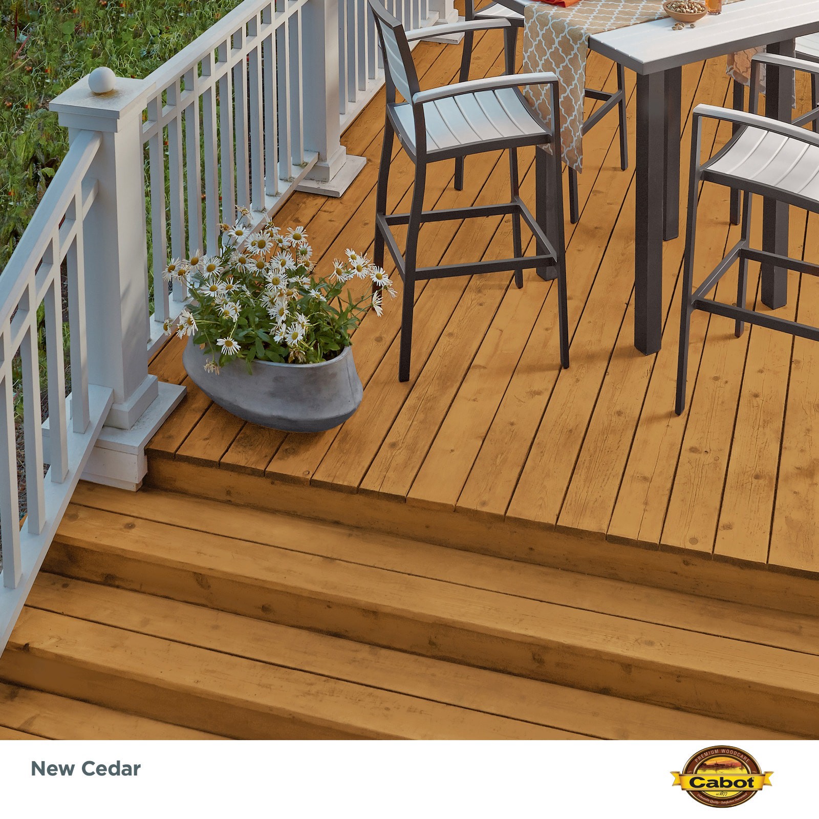 slide 2 of 6, Cabot New Cedar Semi-transparent Exterior Wood Stain and Sealer (5-Gallon), 