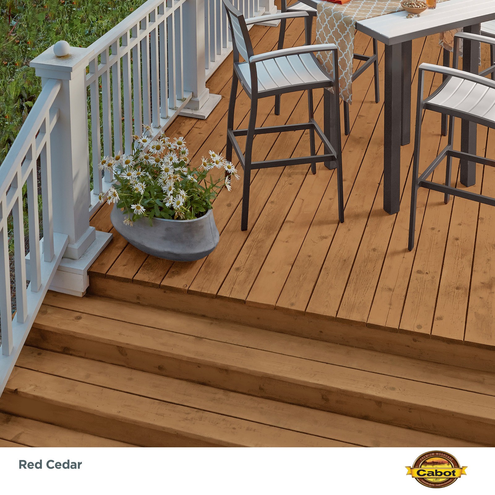 slide 2 of 6, Cabot Red Cedar Semi-transparent Exterior Wood Stain and Sealer (Half-pint), 