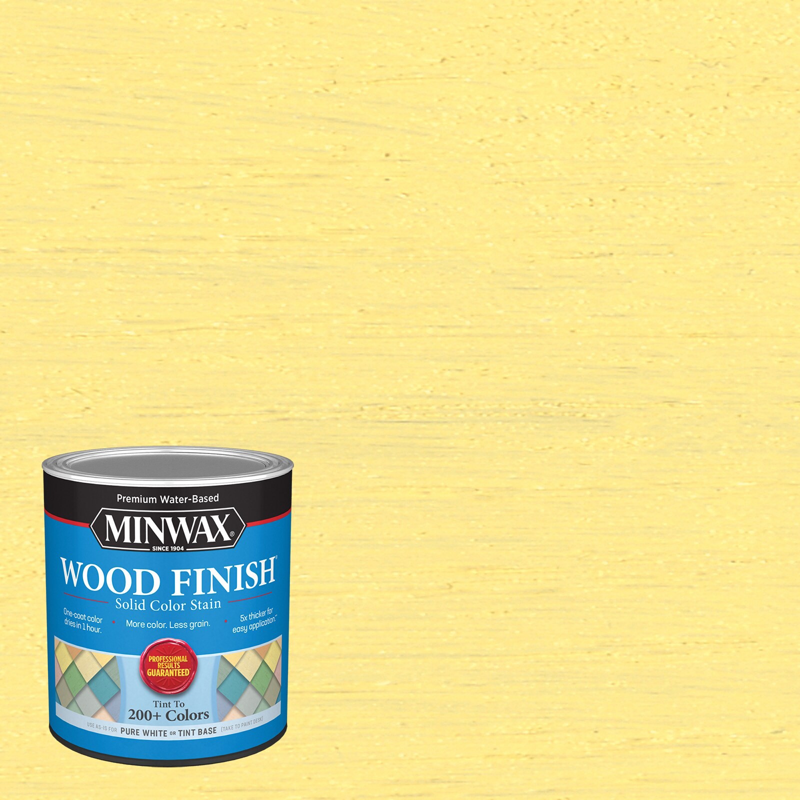 slide 1 of 6, Minwax Wood Finish Water-based Harvest Grain MW1018 Solid Interior Stain ( 1-quart ), 1 ct