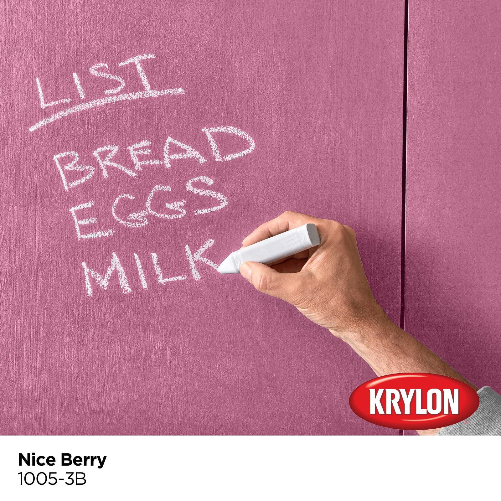 slide 3 of 6, Krylon Latex Nice Berry 1005-3B Chalkboard Paint (1-quart), 1 ct