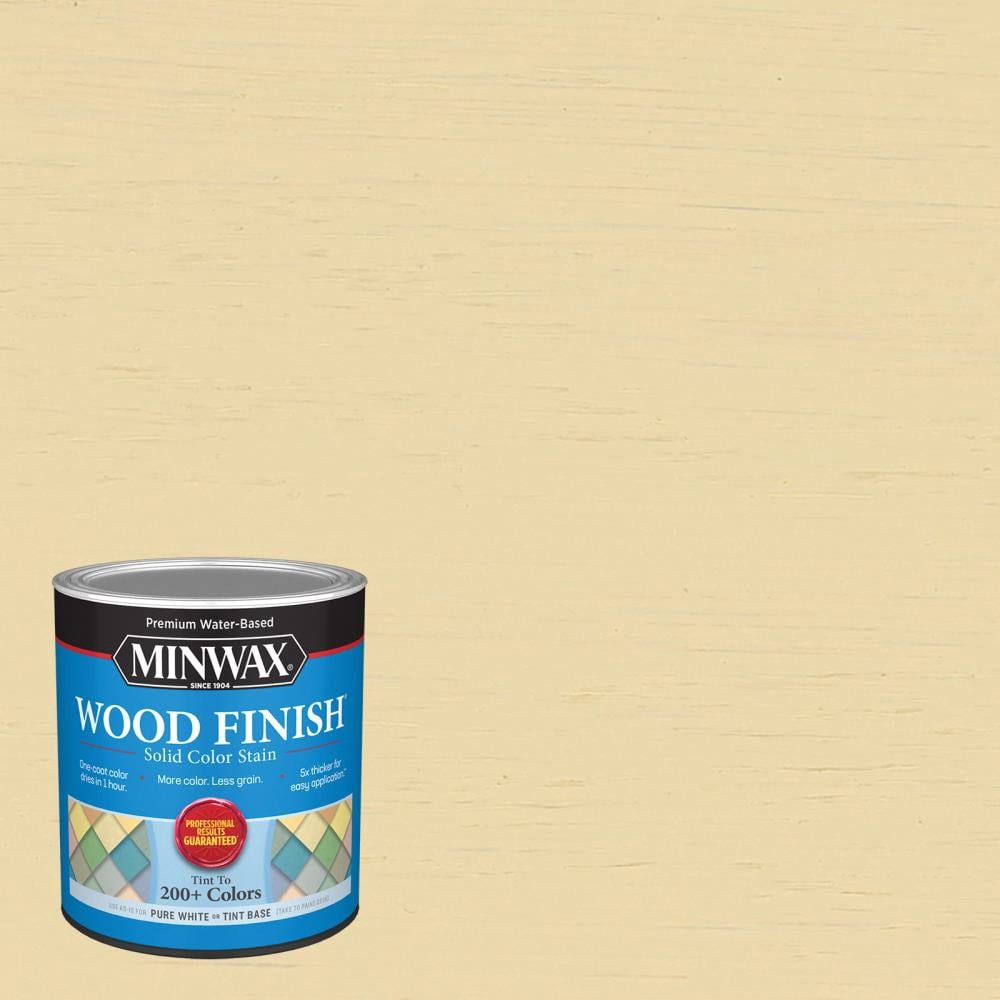 slide 1 of 6, Minwax Wood Finish Water-based Parchment MW1236 Solid Interior Stain ( 1-quart ), 1 ct