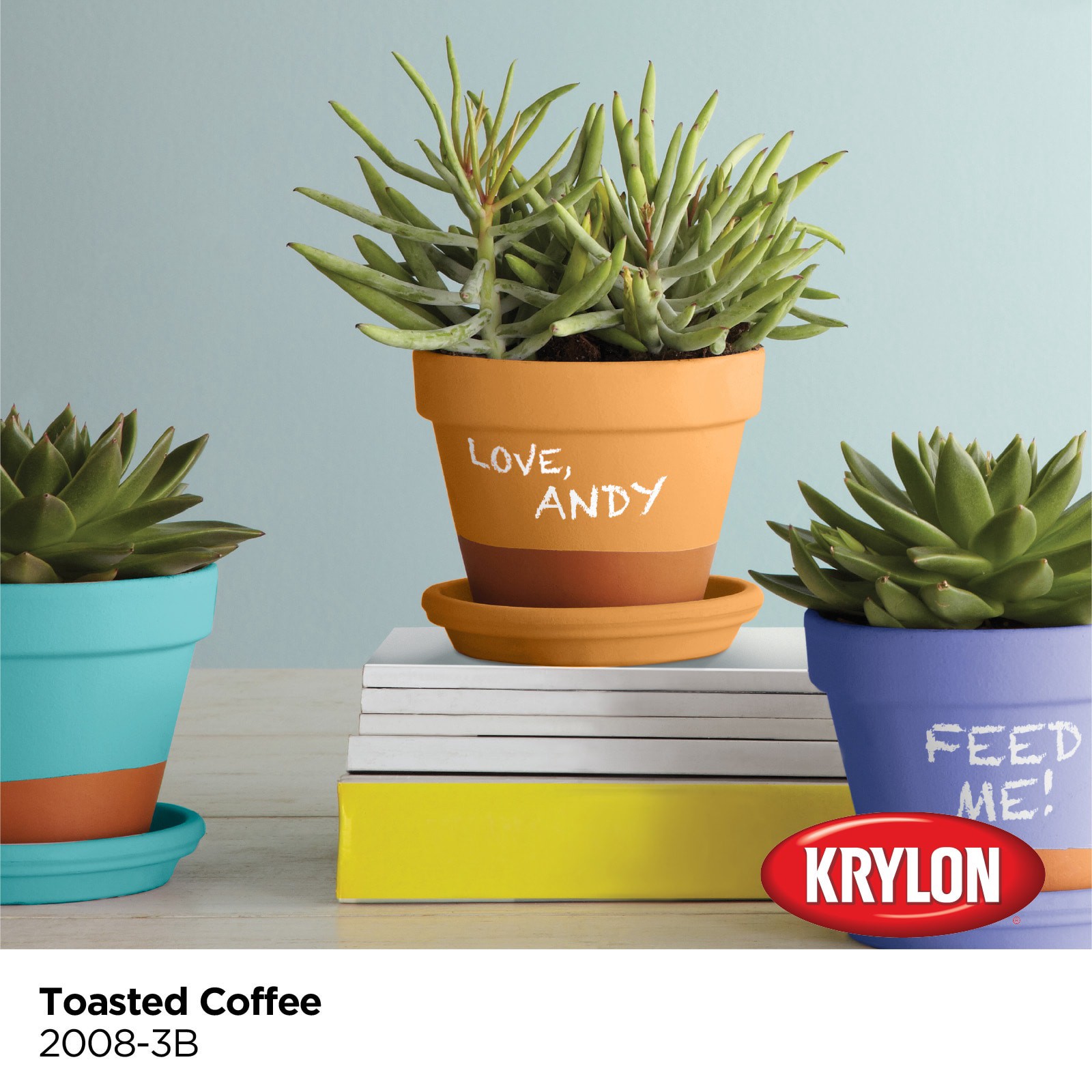 slide 2 of 6, Krylon Latex Toasted Coffee 2008-3B Chalkboard Paint (1-quart), 1 ct