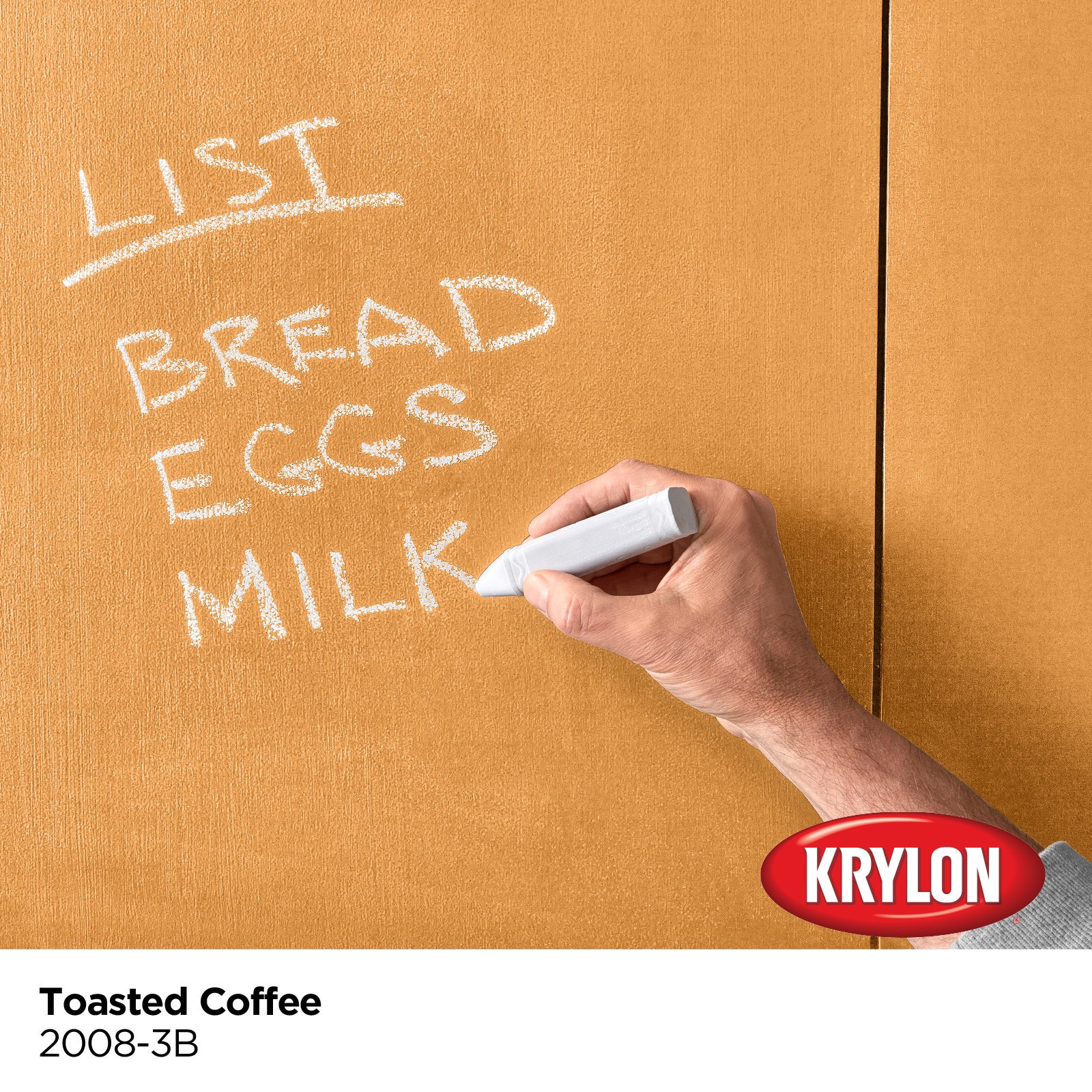 slide 3 of 6, Krylon Latex Toasted Coffee 2008-3B Chalkboard Paint (1-quart), 1 ct
