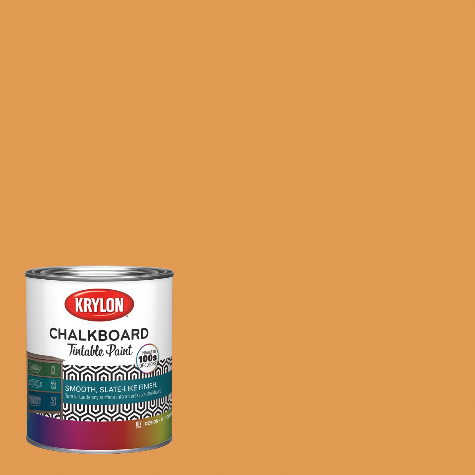 slide 1 of 6, Krylon Latex Toasted Coffee 2008-3B Chalkboard Paint (1-quart), 1 ct