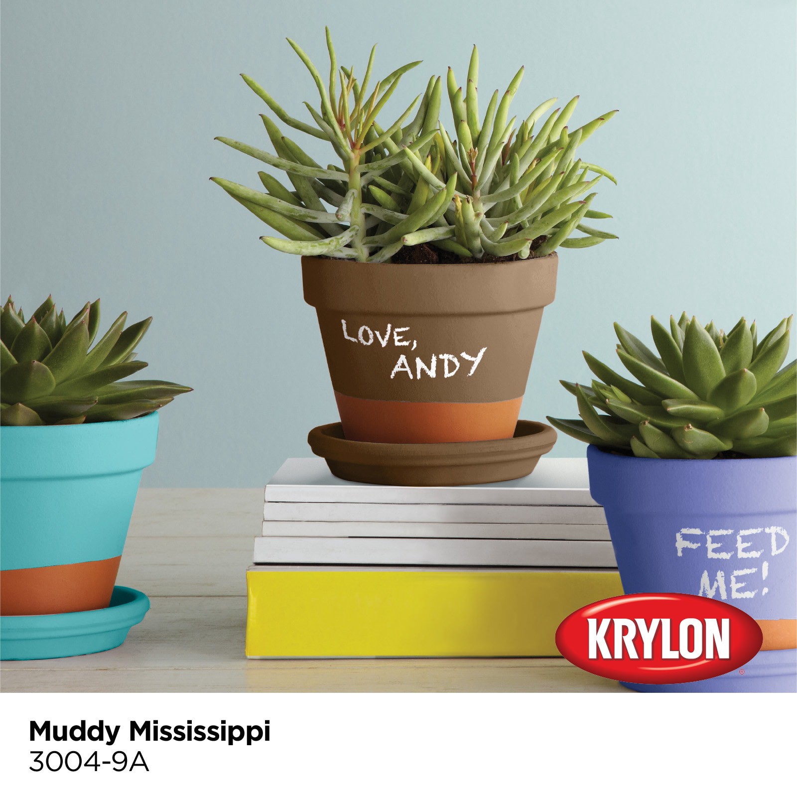 slide 2 of 6, Krylon Latex Muddy Mississippi 3004-9A Chalkboard Paint (1-quart), 1 ct