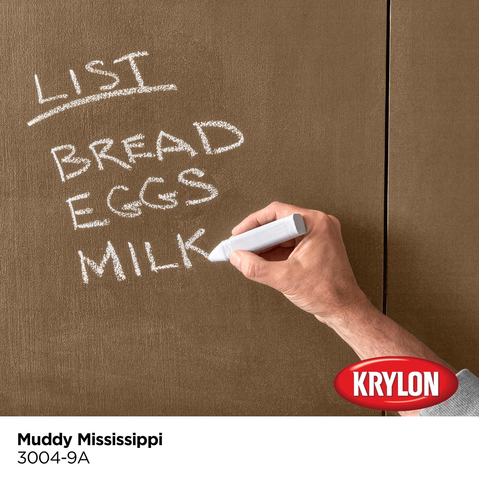 slide 3 of 6, Krylon Latex Muddy Mississippi 3004-9A Chalkboard Paint (1-quart), 1 ct