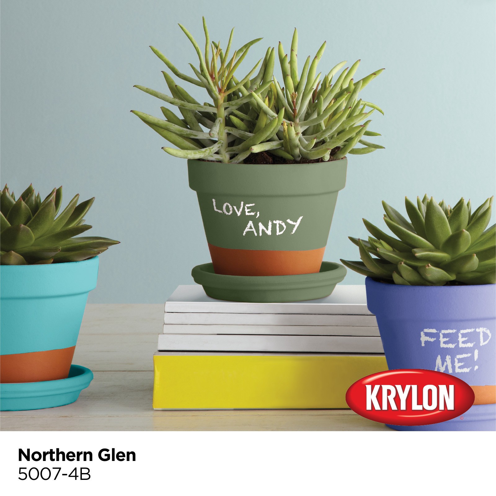 slide 2 of 6, Krylon Latex Northern Glen 5007-4B Chalkboard Paint (1-quart), 1 ct