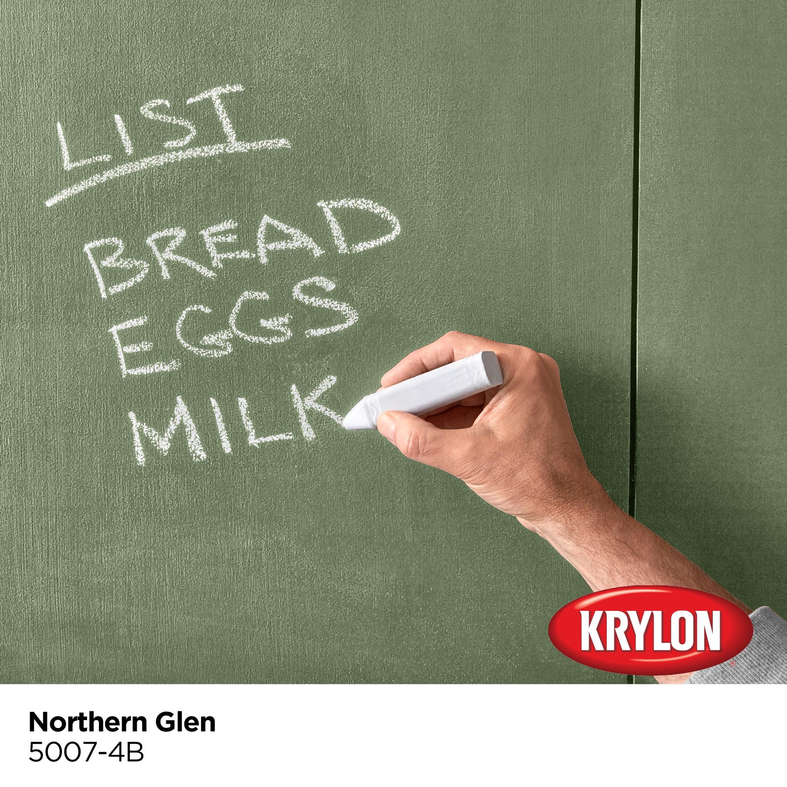slide 3 of 6, Krylon Latex Northern Glen 5007-4B Chalkboard Paint (1-quart), 1 ct