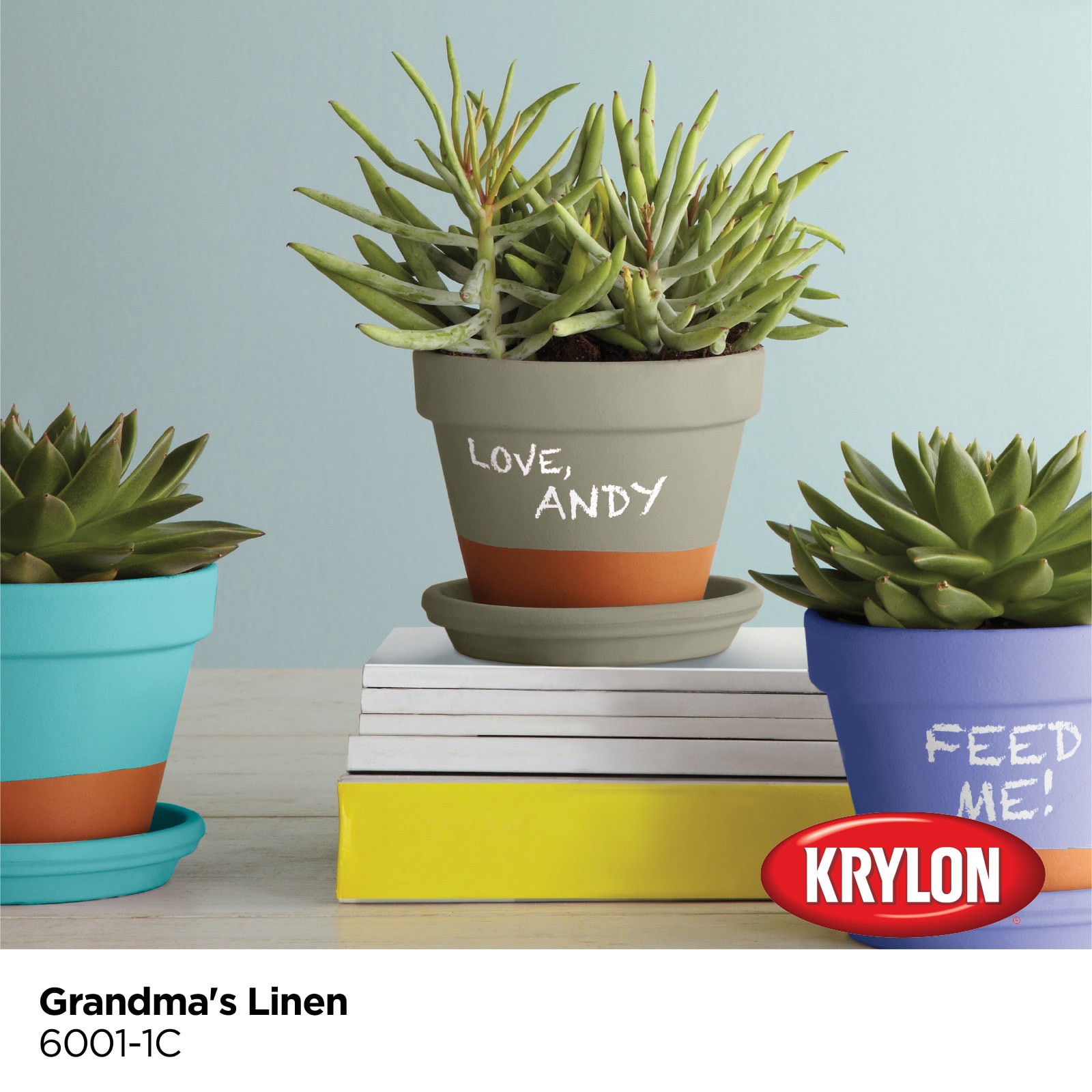 slide 2 of 6, Krylon Latex Grandma's Linen 6001-1C Chalkboard Paint (1-quart), 1 ct