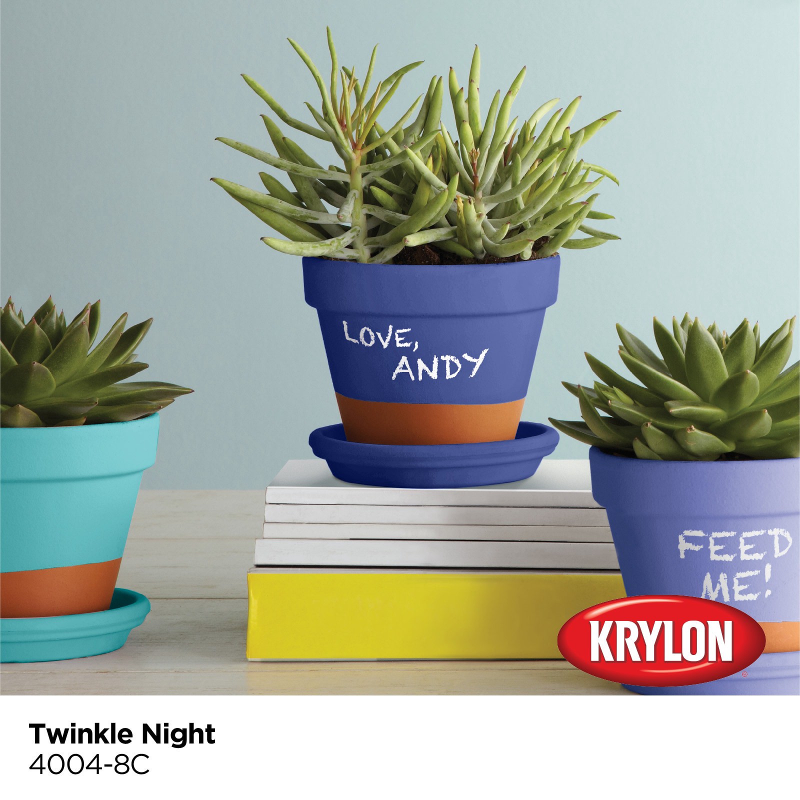 slide 2 of 6, Krylon Latex Twinkle Night 4004-8C Chalkboard Paint (1-quart), 1 ct