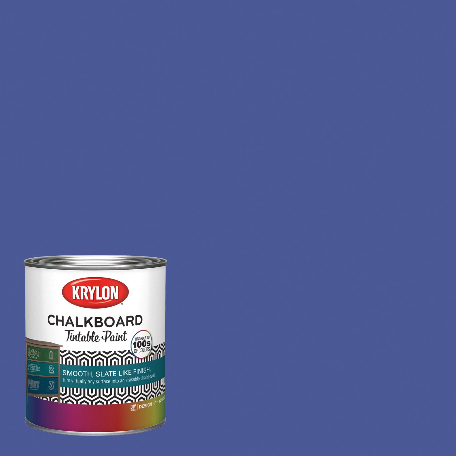 slide 1 of 6, Krylon Latex Twinkle Night 4004-8C Chalkboard Paint (1-quart), 1 ct