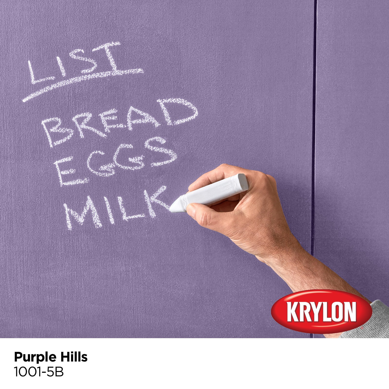 slide 3 of 6, Krylon Latex Purple Hills 1001-5B Chalkboard Paint (1-quart), 1 ct