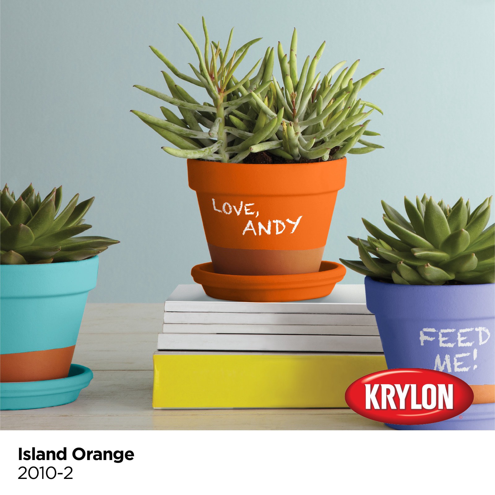 slide 2 of 6, Krylon Latex Island Orange 2010-2 Chalkboard Paint (1-quart), 1 ct