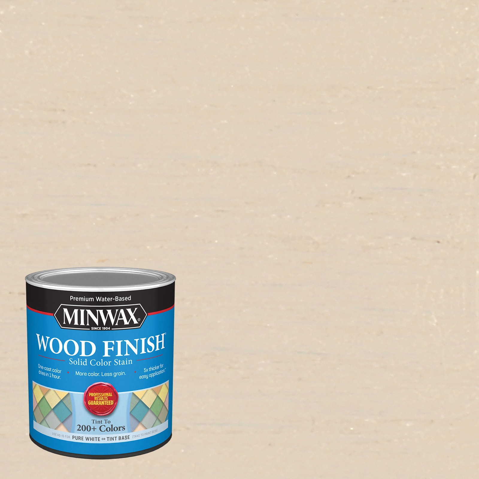 slide 1 of 6, Minwax Wood Finish Water-based White Frost MW1071 Solid Interior Stain ( 1-quart ), 1 ct