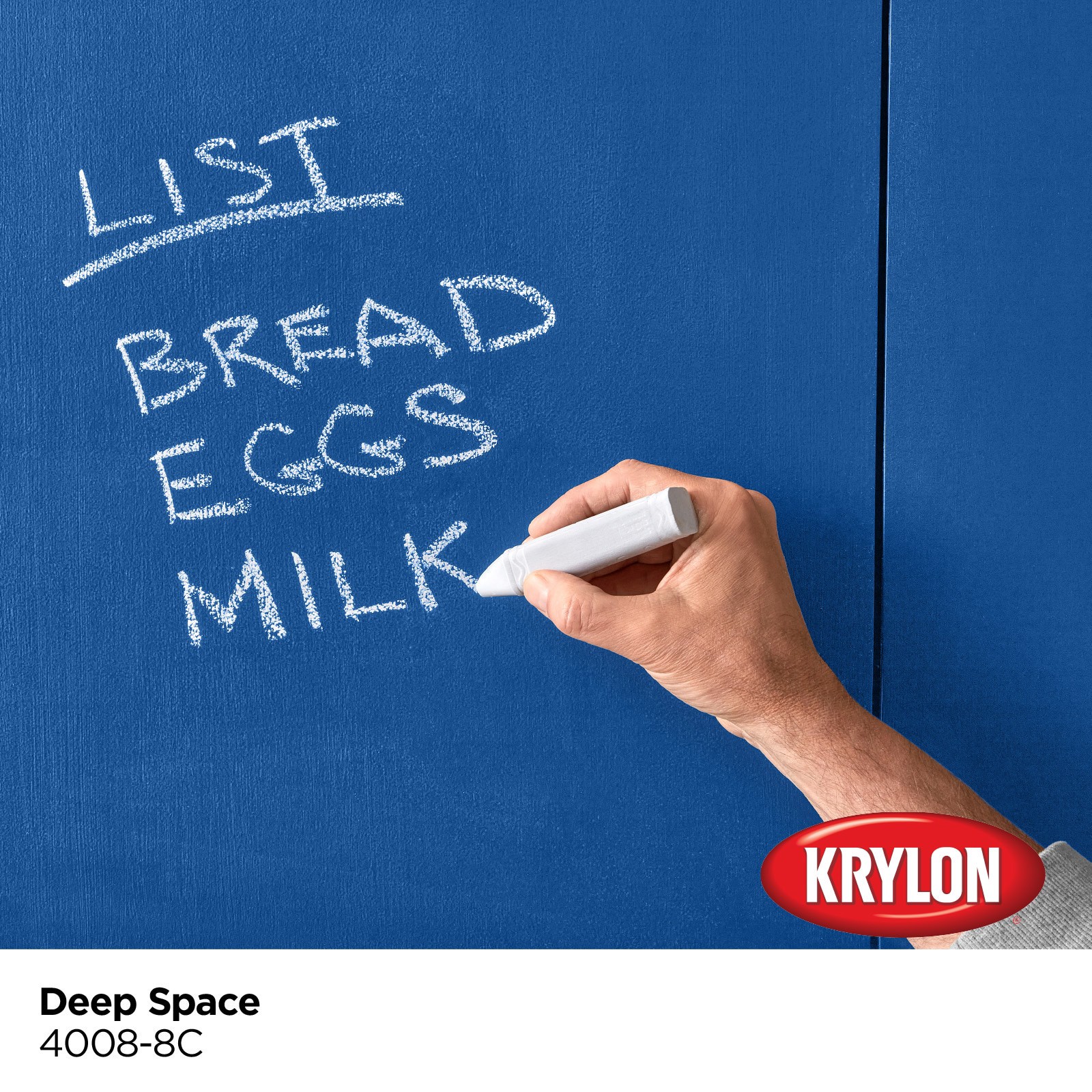 slide 3 of 6, Krylon Latex Deep Space 4008-8C Chalkboard Paint (1-quart), 1 ct