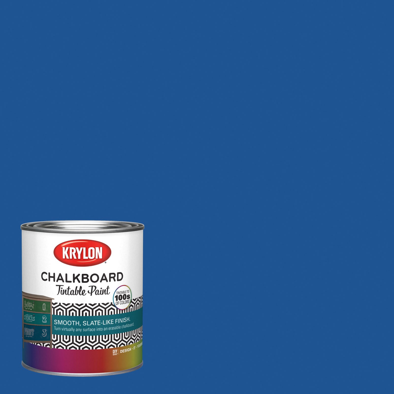 slide 1 of 6, Krylon Latex Deep Space 4008-8C Chalkboard Paint (1-quart), 1 ct