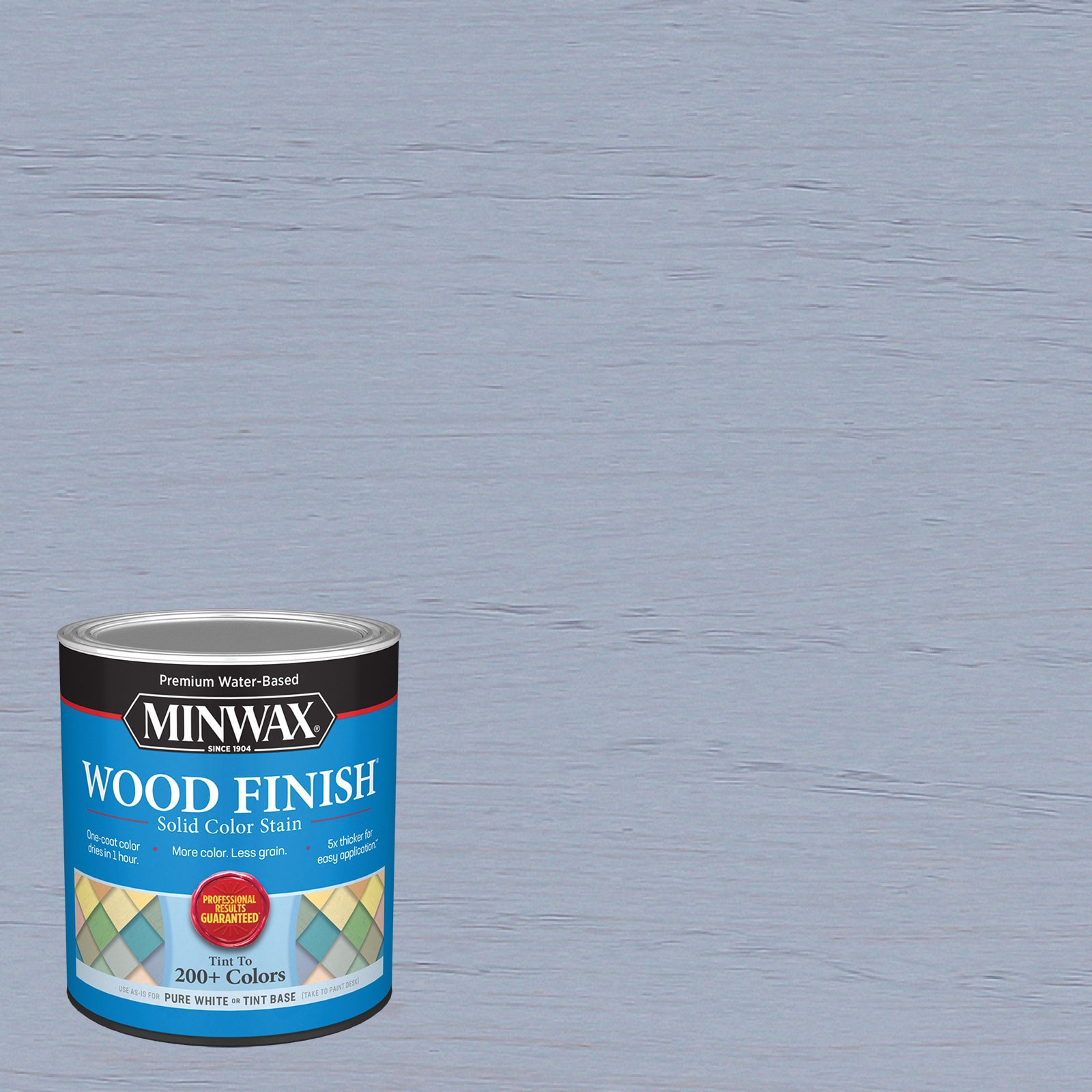 slide 1 of 6, Minwax Wood Finish Water-based Blue Hawaii MW1225 Solid Interior Stain ( 1-quart ), 1 ct