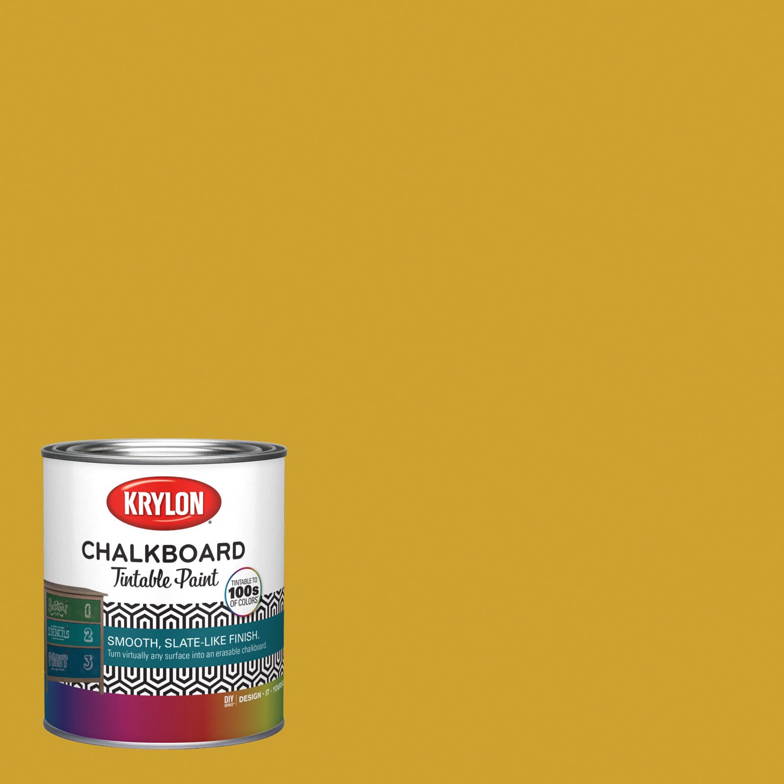 slide 1 of 6, Krylon Latex Roman Ornament 3009-3 Chalkboard Paint (1-quart), 1 ct