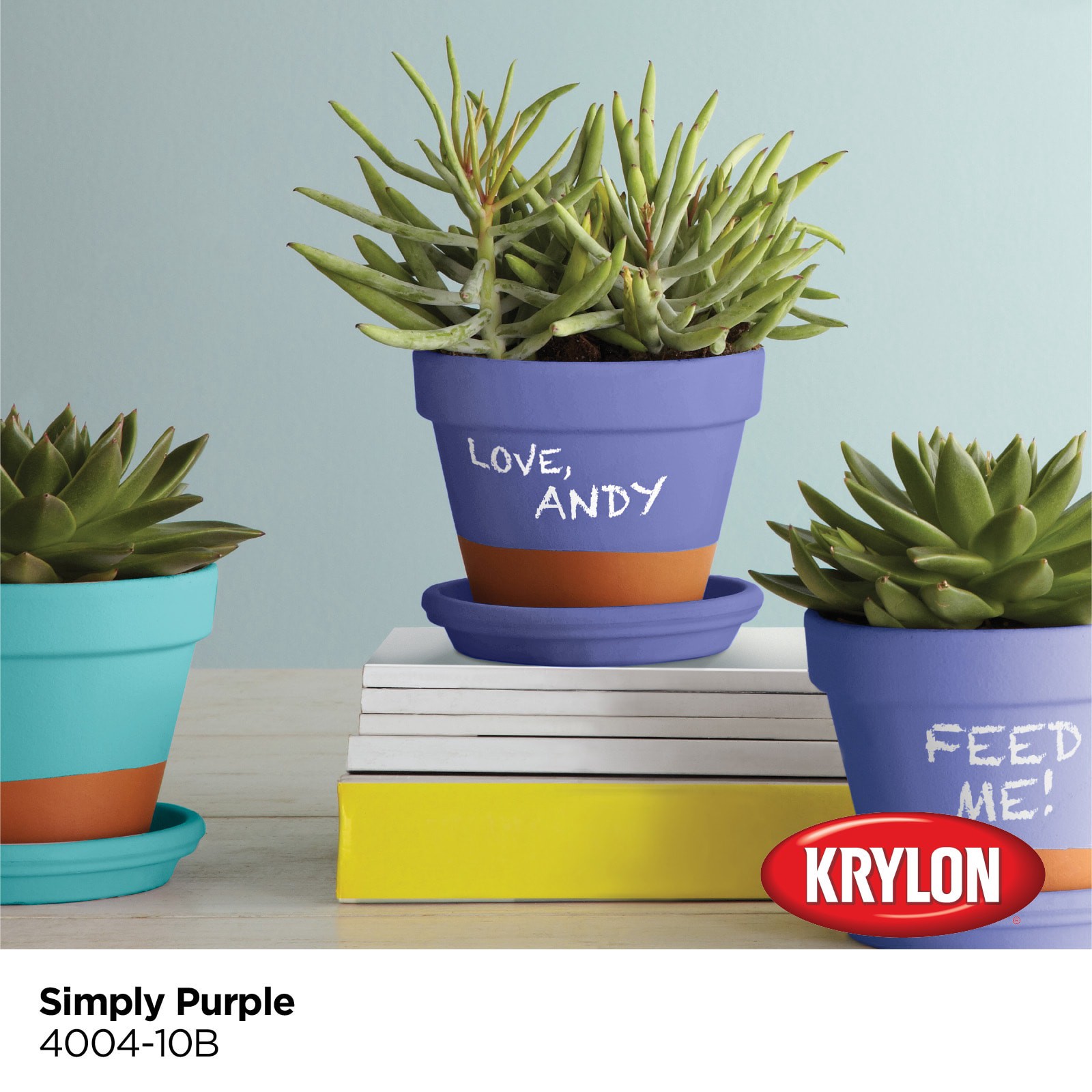 slide 2 of 6, Krylon Latex Simply Purple 4004-10B Chalkboard Paint (1-quart), 1 ct
