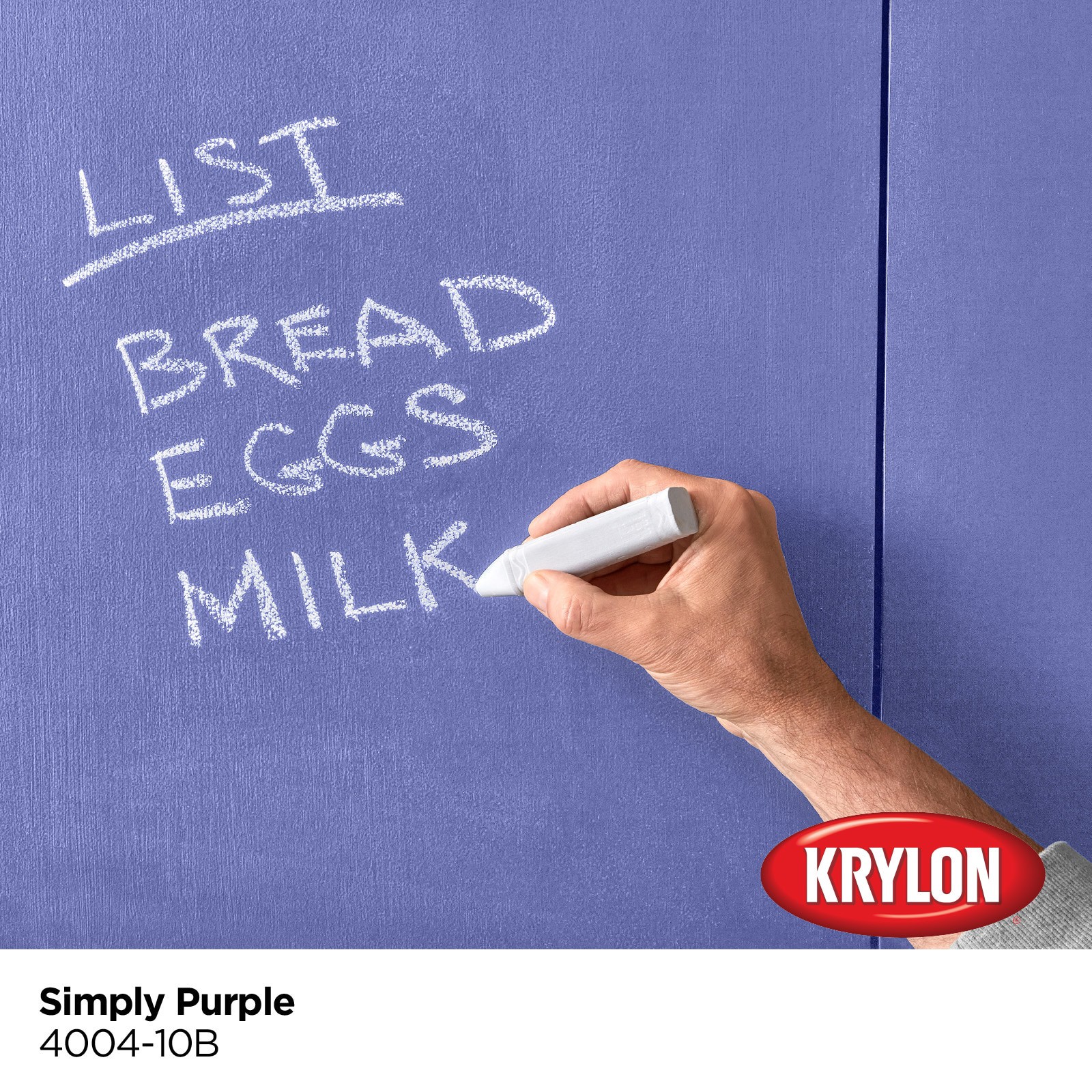 slide 3 of 6, Krylon Latex Simply Purple 4004-10B Chalkboard Paint (1-quart), 1 ct