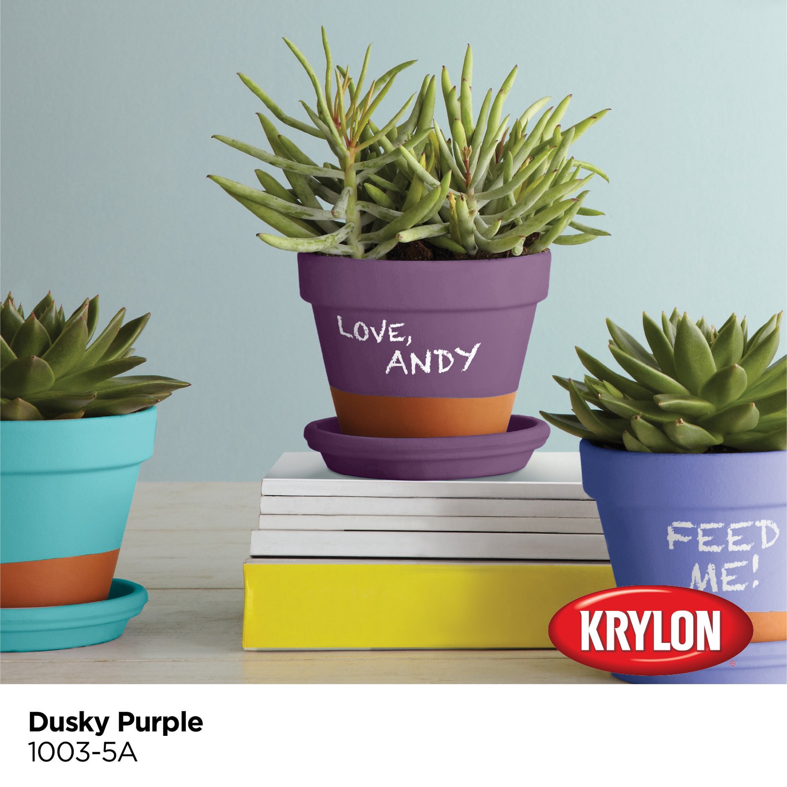slide 2 of 6, Krylon Latex Dusky Purple 1003-5A Chalkboard Paint (1-quart), 1 ct