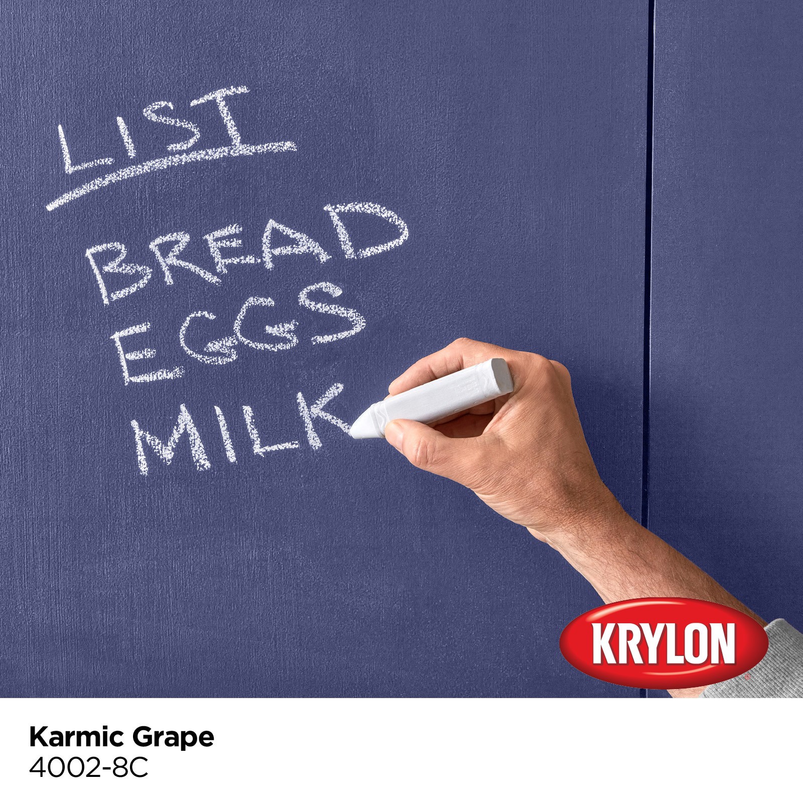 slide 3 of 6, Krylon Latex Karmic Grape 4002-8C Chalkboard Paint (1-quart), 1 ct