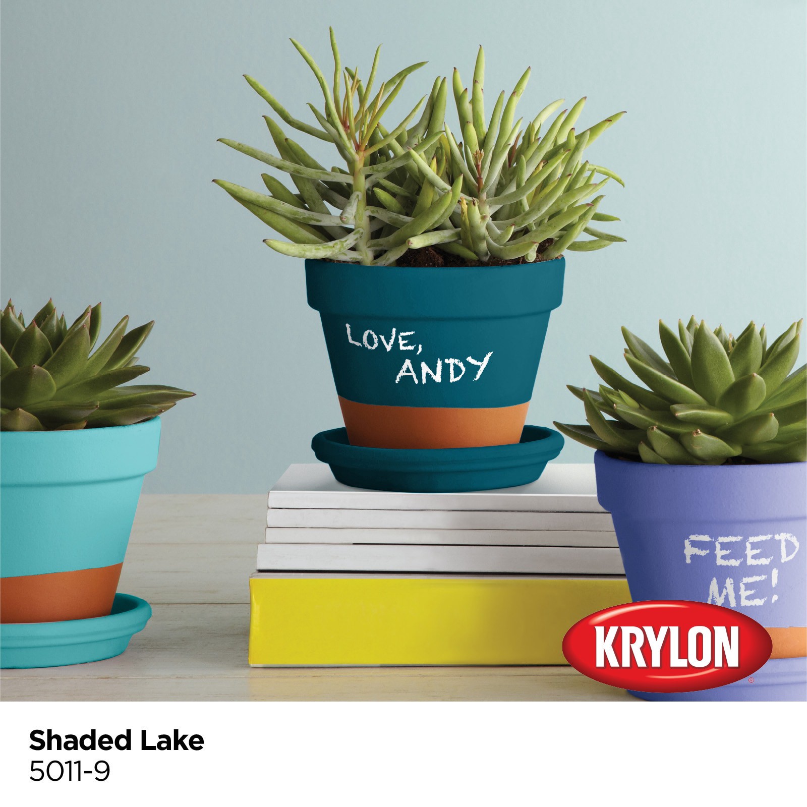 slide 2 of 6, Krylon Latex Shaded Lake 5011-9 Chalkboard Paint (1-quart), 1 ct