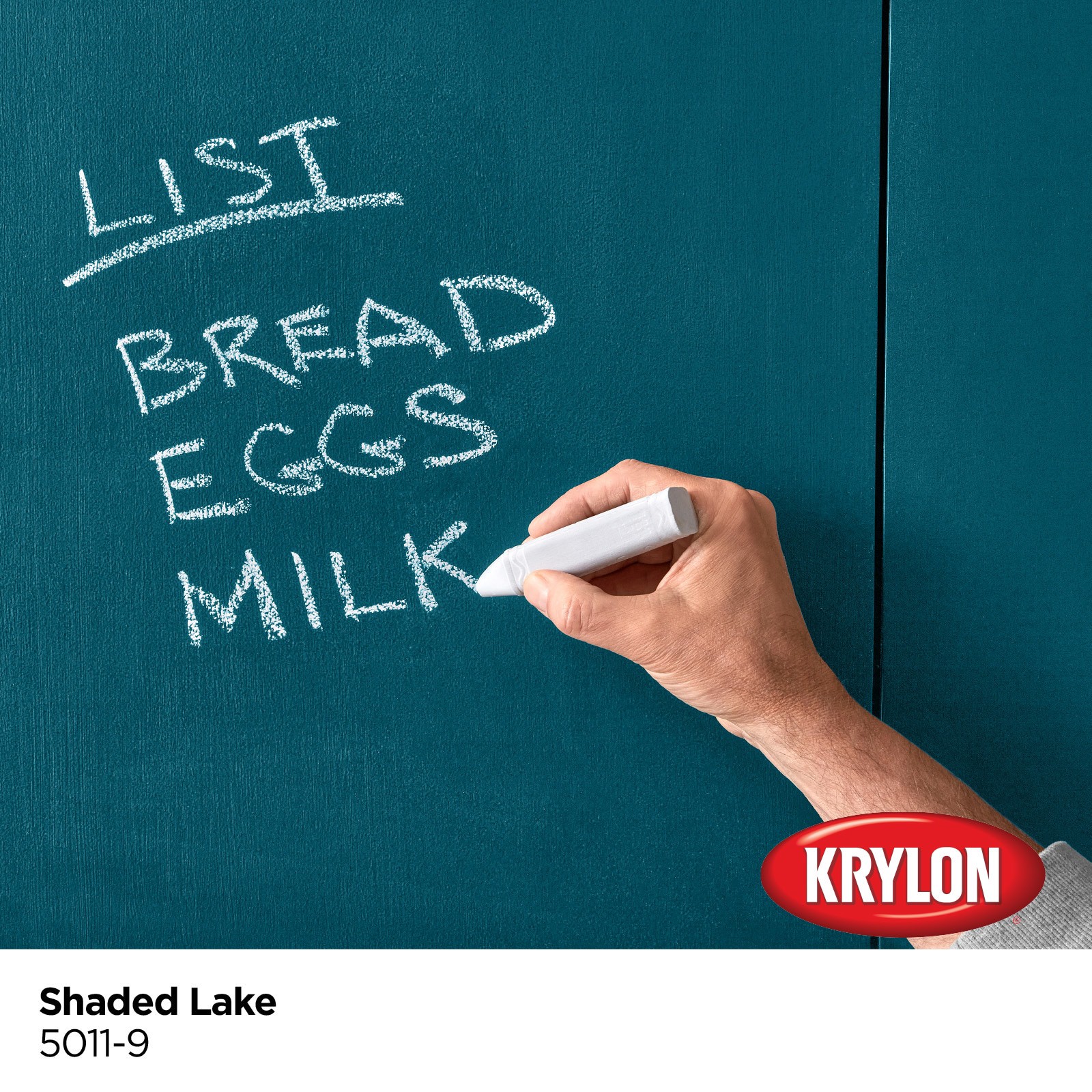 slide 3 of 6, Krylon Latex Shaded Lake 5011-9 Chalkboard Paint (1-quart), 1 ct