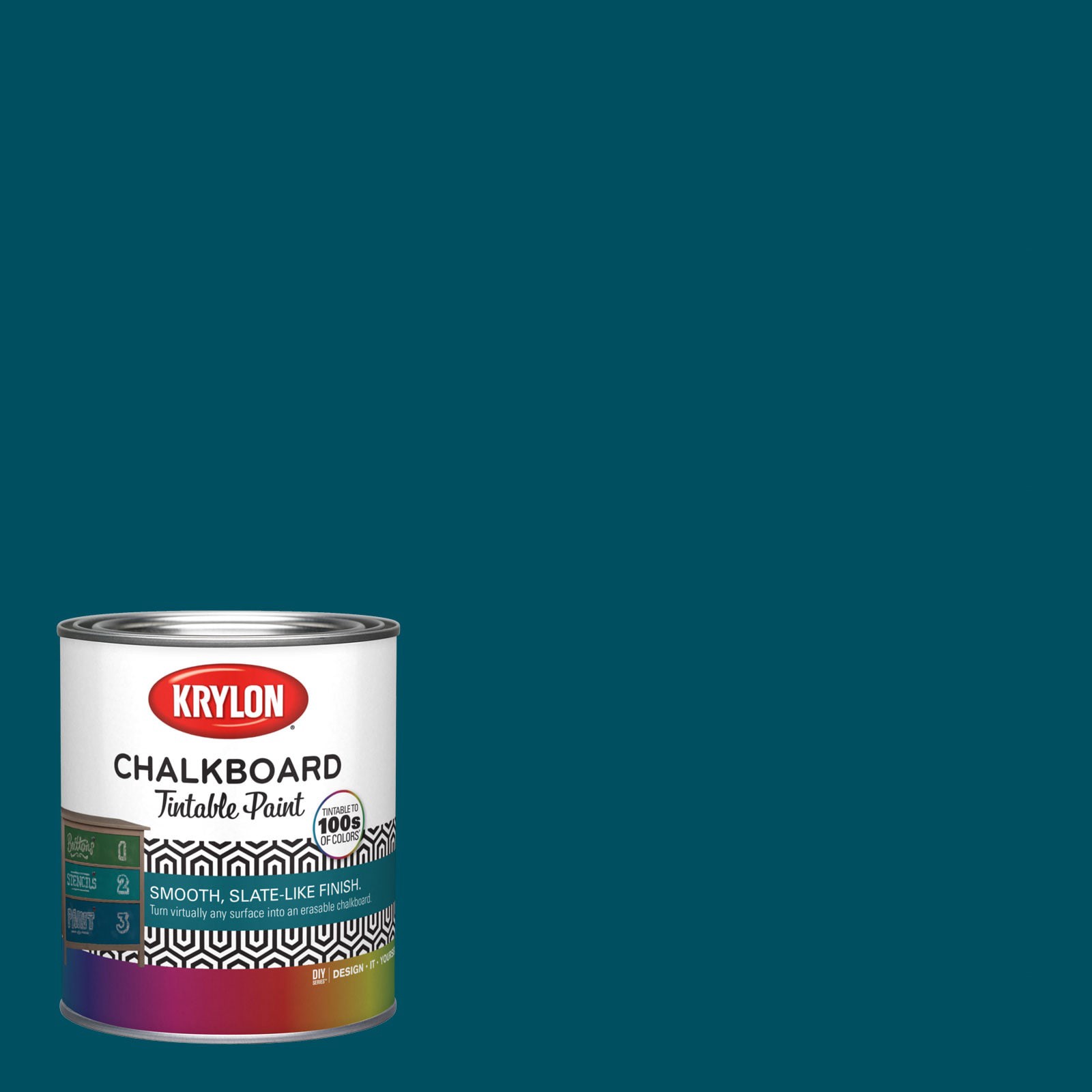 slide 1 of 6, Krylon Latex Shaded Lake 5011-9 Chalkboard Paint (1-quart), 1 ct