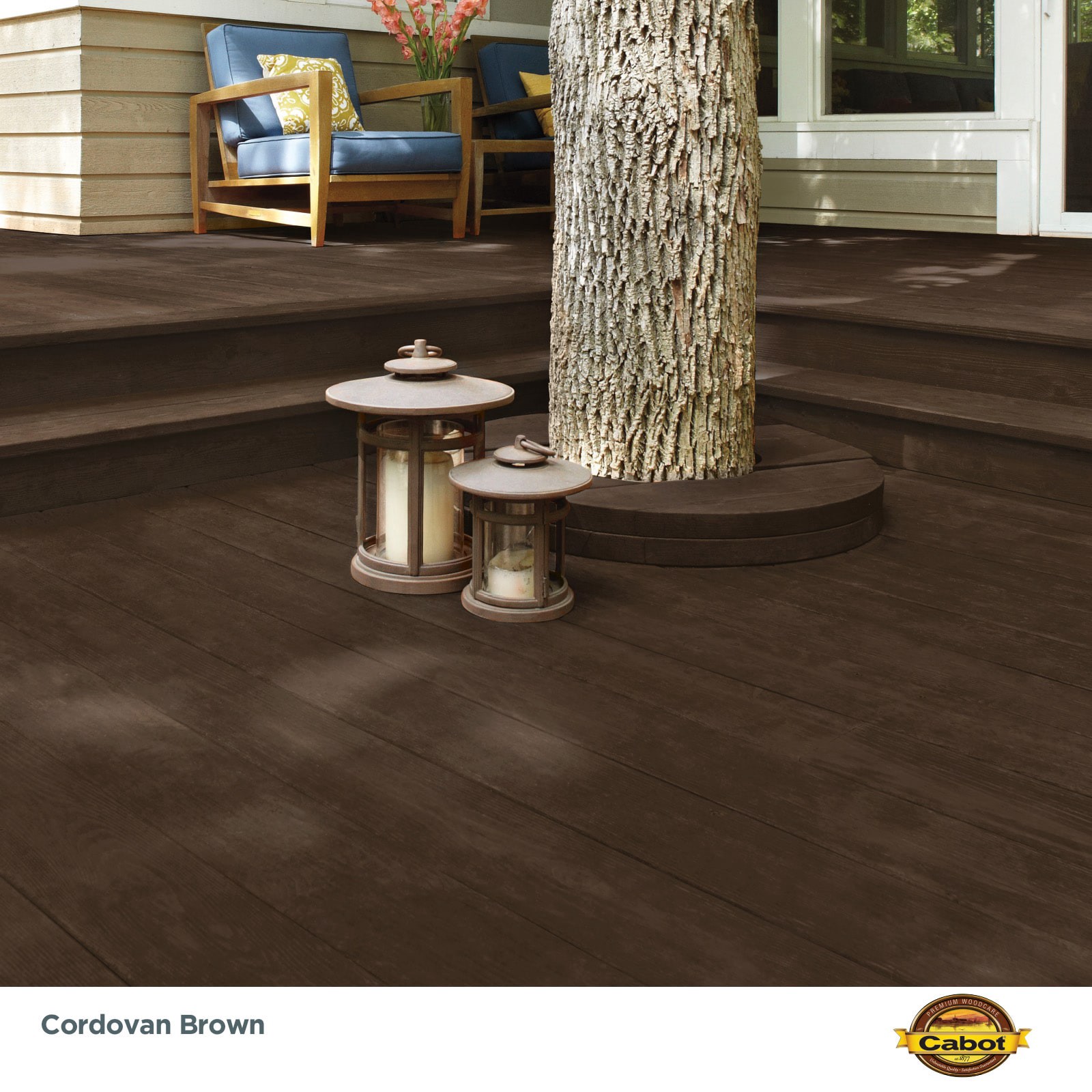 slide 2 of 6, Cabot Cordovan Leather Semi-solid Exterior Wood Stain and Sealer (5-Gallon), 