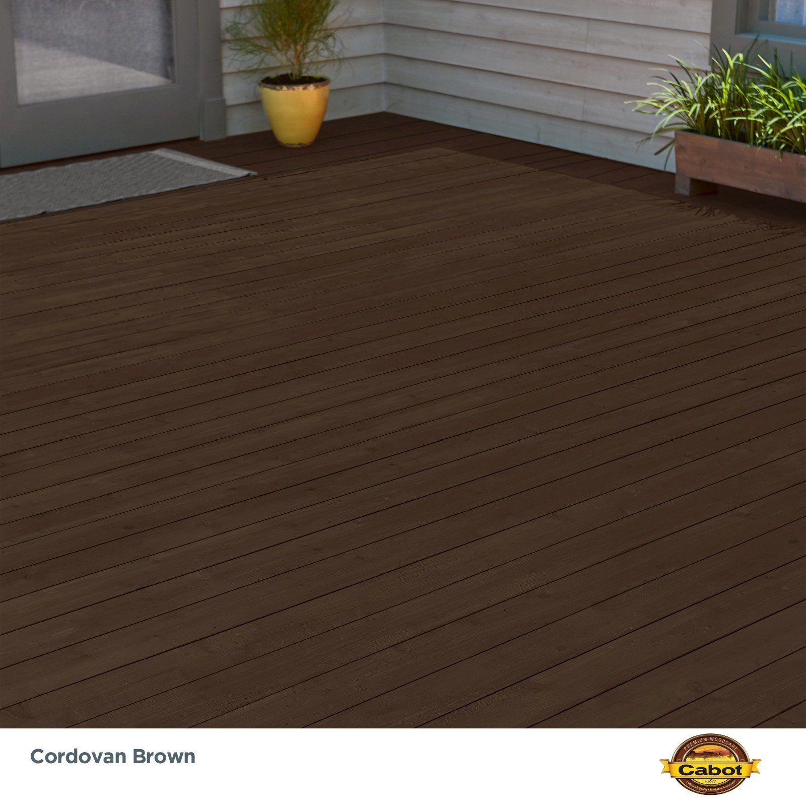 slide 3 of 6, Cabot Cordovan Leather Semi-solid Exterior Wood Stain and Sealer (5-Gallon), 