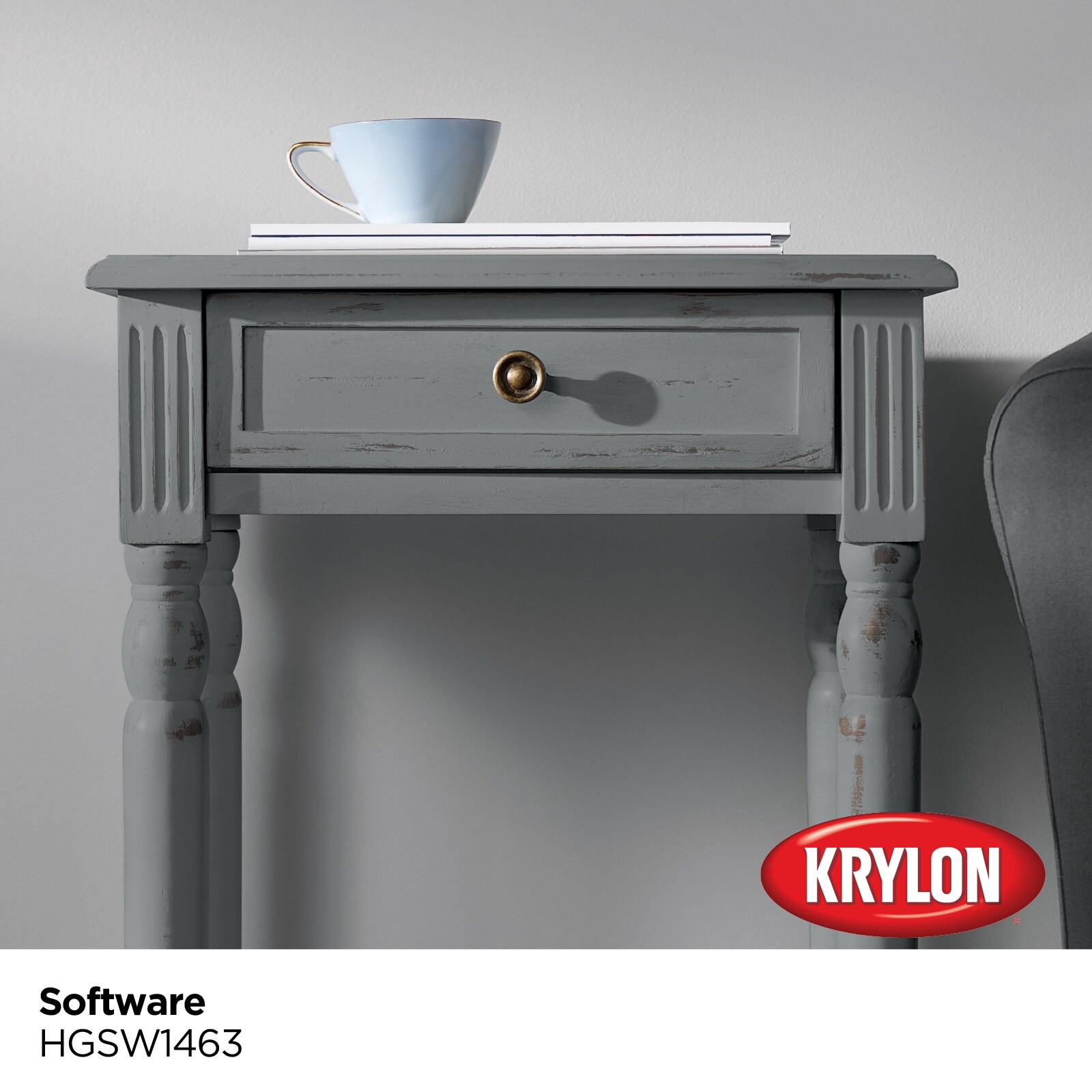 slide 2 of 6, Krylon Water-based Software Hgsw1463 Chalky Paint (1-quart), 1 ct