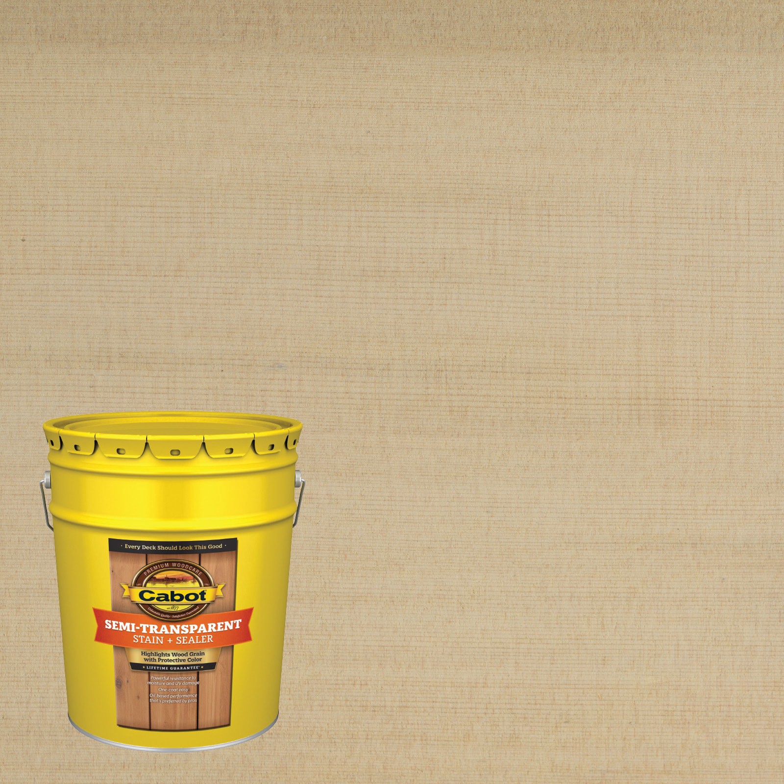 slide 1 of 6, Cabot Seacoast Gray Semi-transparent Exterior Wood Stain and Sealer in One ( 5-gallon ), 1 ct