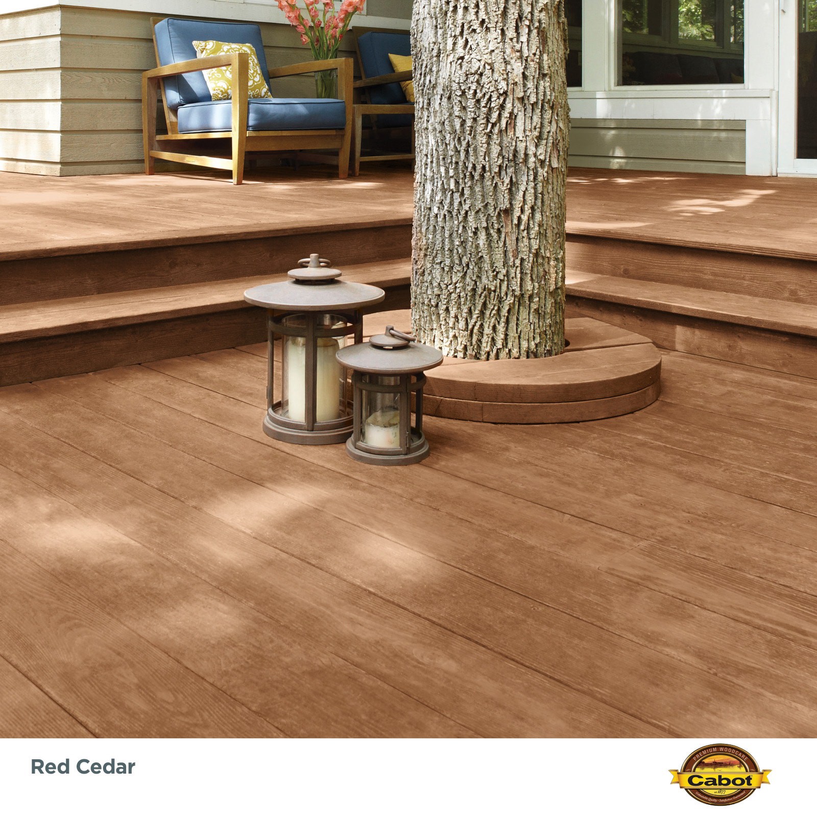 slide 2 of 6, Cabot Red Cedar Semi-solid Exterior Wood Stain and Sealer (1-Gallon), 