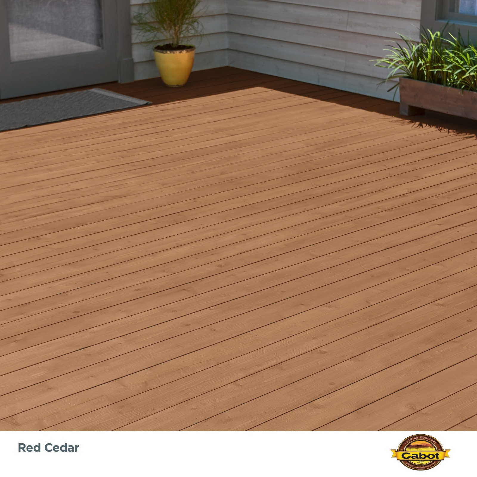 slide 3 of 6, Cabot Red Cedar Semi-solid Exterior Wood Stain and Sealer (1-Gallon), 
