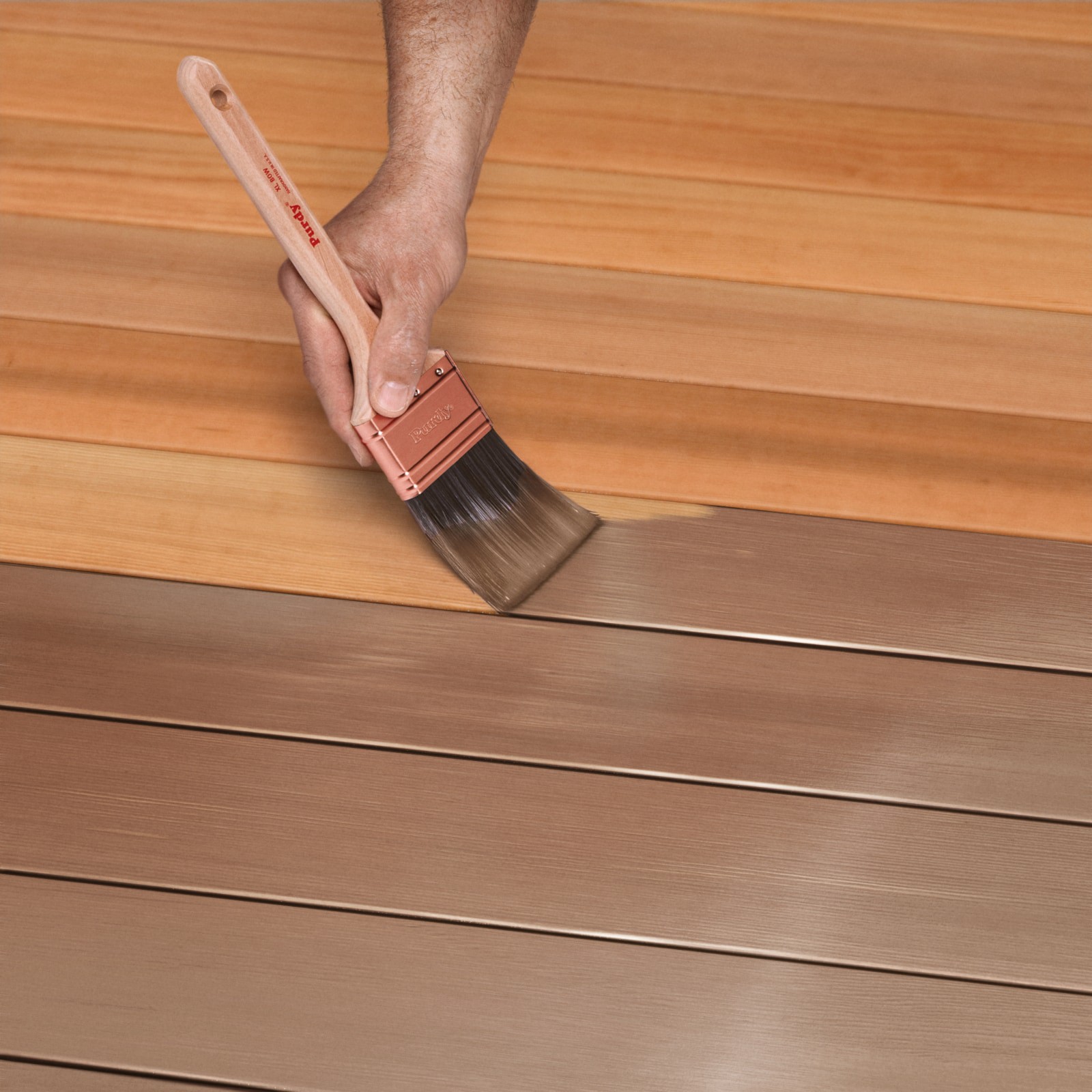 slide 4 of 6, Cabot Red Cedar Semi-solid Exterior Wood Stain and Sealer (1-Gallon), 