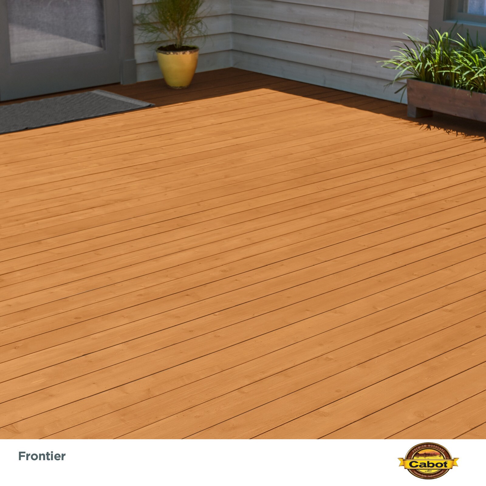 slide 3 of 6, Cabot Frontier Semi-solid Exterior Wood Stain and Sealer (1-Gallon), 