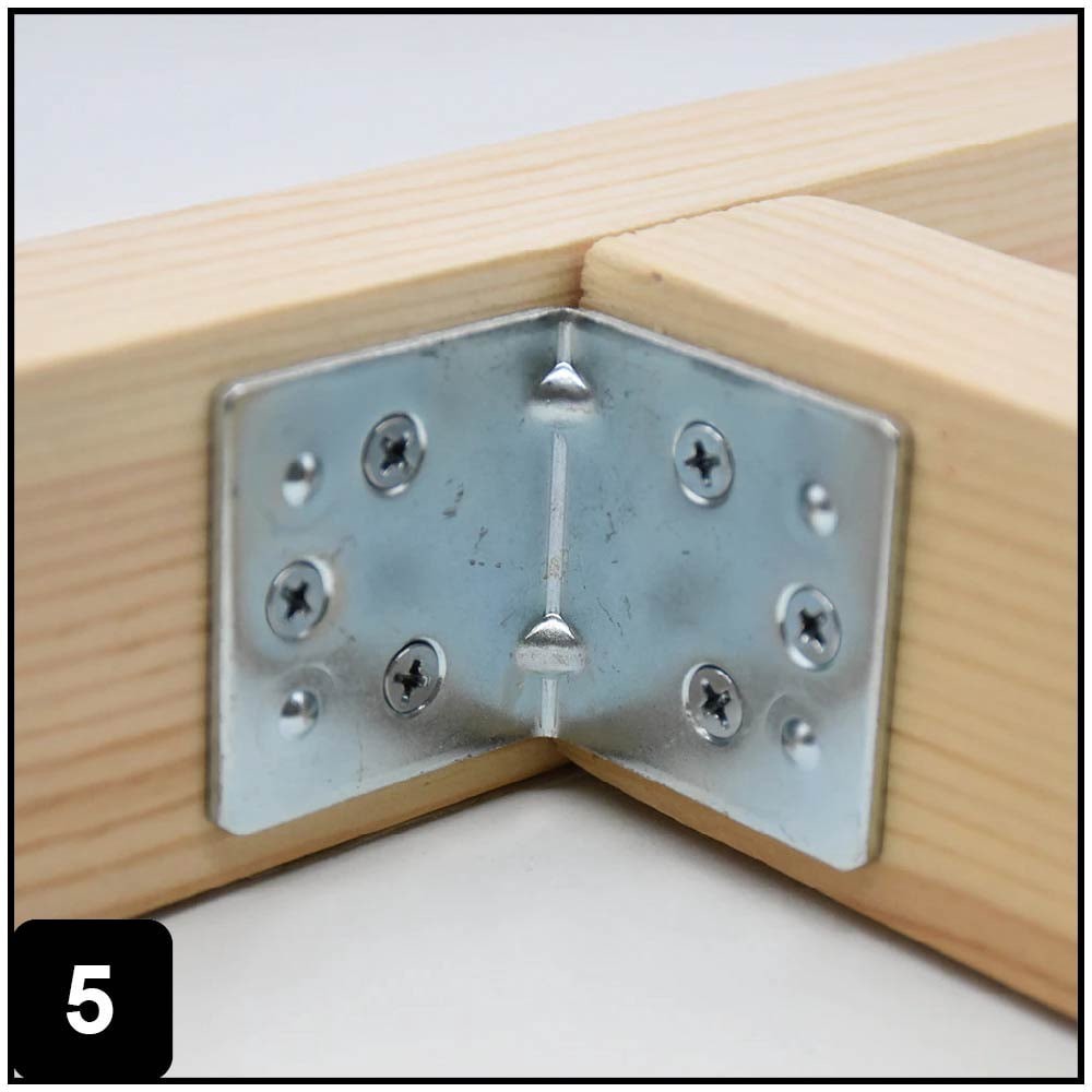 slide 5 of 6, RELIABILT 1.5-in x 1.5-in x 1.5-in 1.8 -Gauge Zinc-plated Steel Corner brace, 1 ct