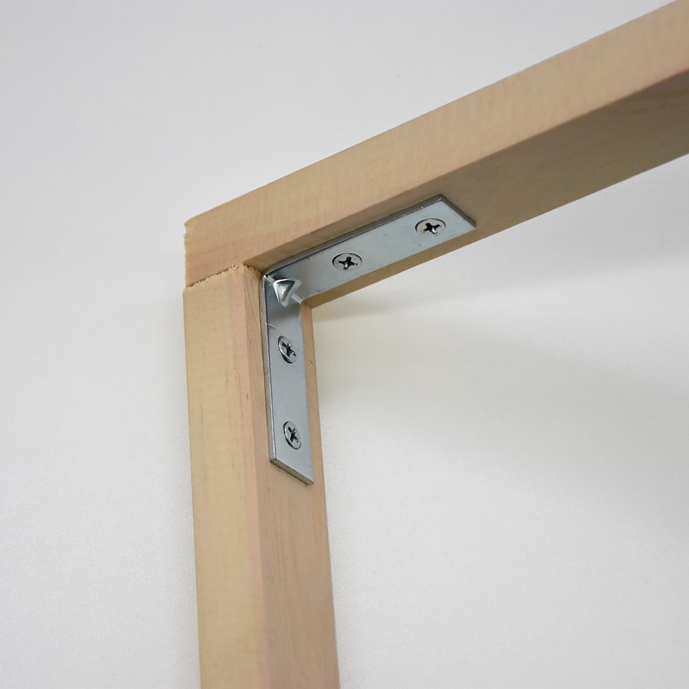 slide 4 of 4, RELIABILT 2-in x 0.625-in x 2-in 1.8 -Gauge Zinc-plated Steel Corner brace 4 -Pack, 1 ct