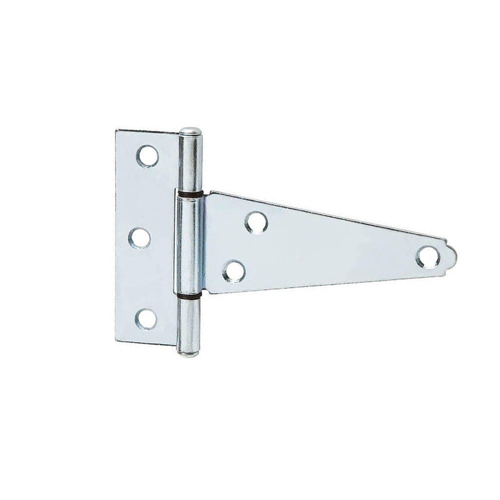 slide 6 of 6, RELIABILT 4-in H Zinc Plated T-shaped Interior/Exterior Door Hinge, 1 ct