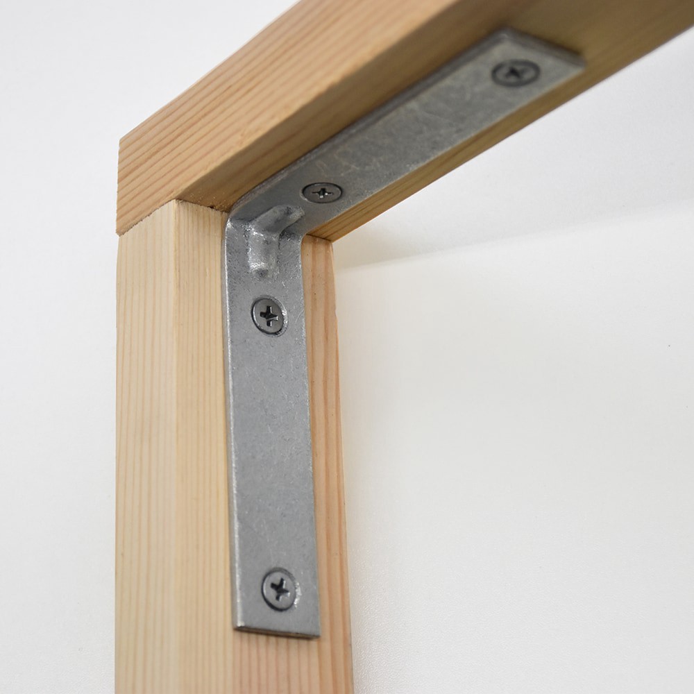 slide 5 of 5, RELIABILT 4-in x 0.875-in x 4-in 3 -Gauge Galvanized Steel Corner brace 4 -Pack, 1 ct