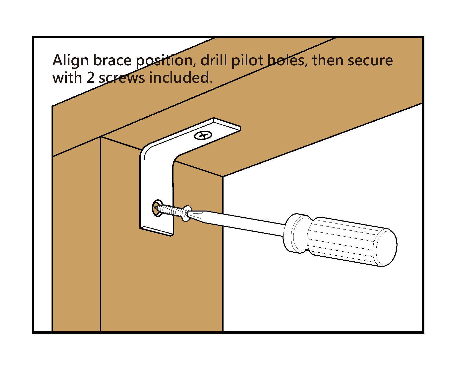 slide 2 of 4, RELIABILT 1-in x 0.5-in x 1-in 1.8 -Gauge Zinc-plated Steel Corner brace 4 -Pack, 1 ct