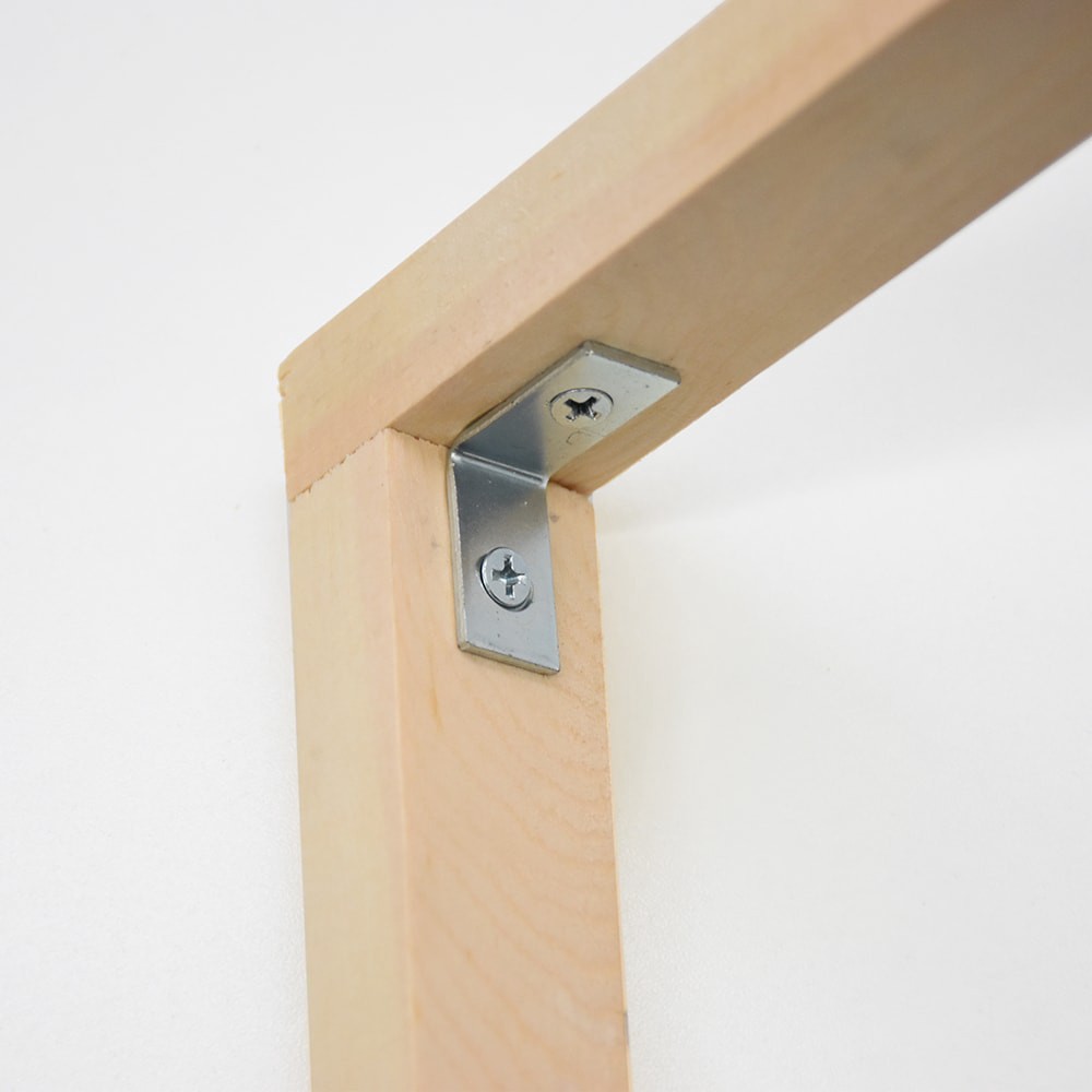 slide 4 of 4, RELIABILT 1-in x 0.5-in x 1-in 1.8 -Gauge Zinc-plated Steel Corner brace 4 -Pack, 1 ct