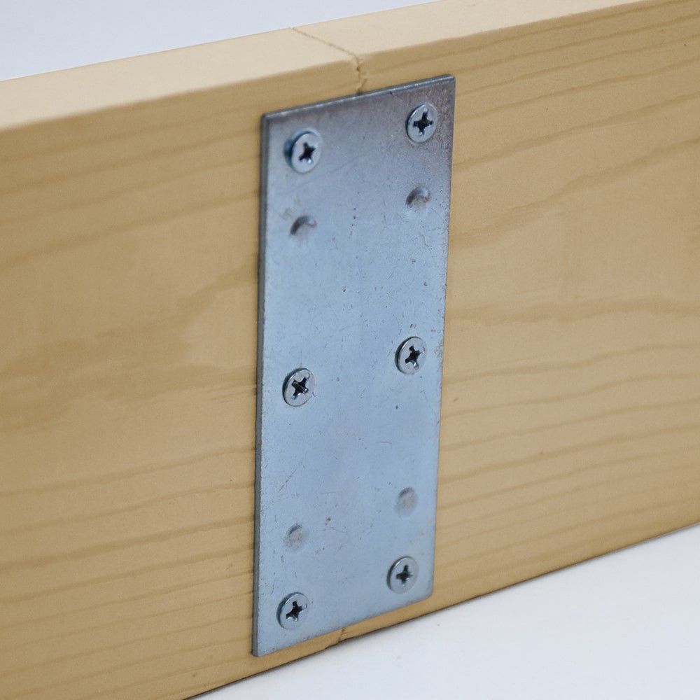 slide 4 of 4, RELIABILT 3.5-in x 1.42-in x 0.07-in 1.5 -Gauge Zinc-plated Steel Mending brace 4 -Pack, 1 ct