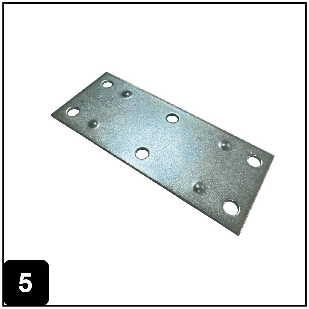 slide 6 of 6, RELIABILT 3.5-in x 1.42-in x 0.07-in 1.5 -Gauge Zinc-plated Steel Mending brace 4 -Pack, 1 ct