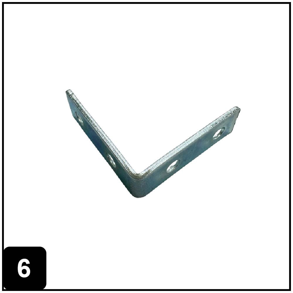 slide 6 of 6, RELIABILT 1.5-in x 0.5-in x 1.5-in 1.8 -Gauge Zinc-plated Steel Corner brace 4 -Pack, 1 ct